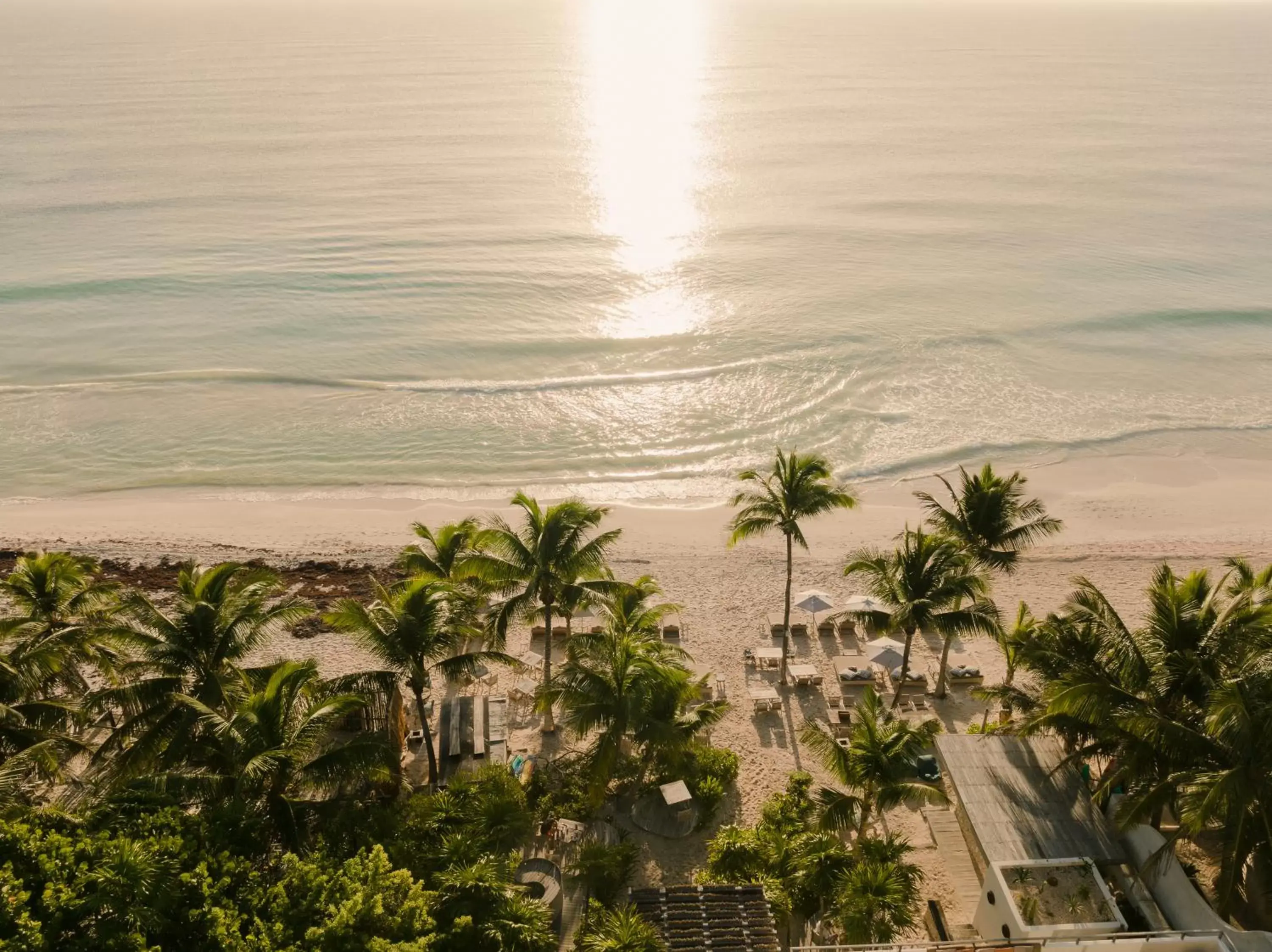 Beach in Chiringuito Tulum