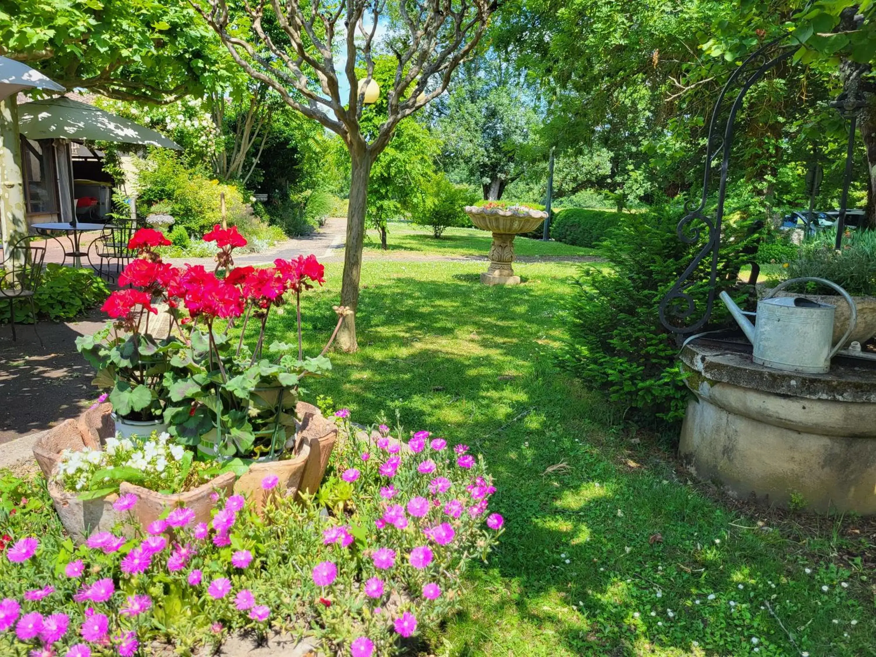 Garden in Hôtel La Flambée