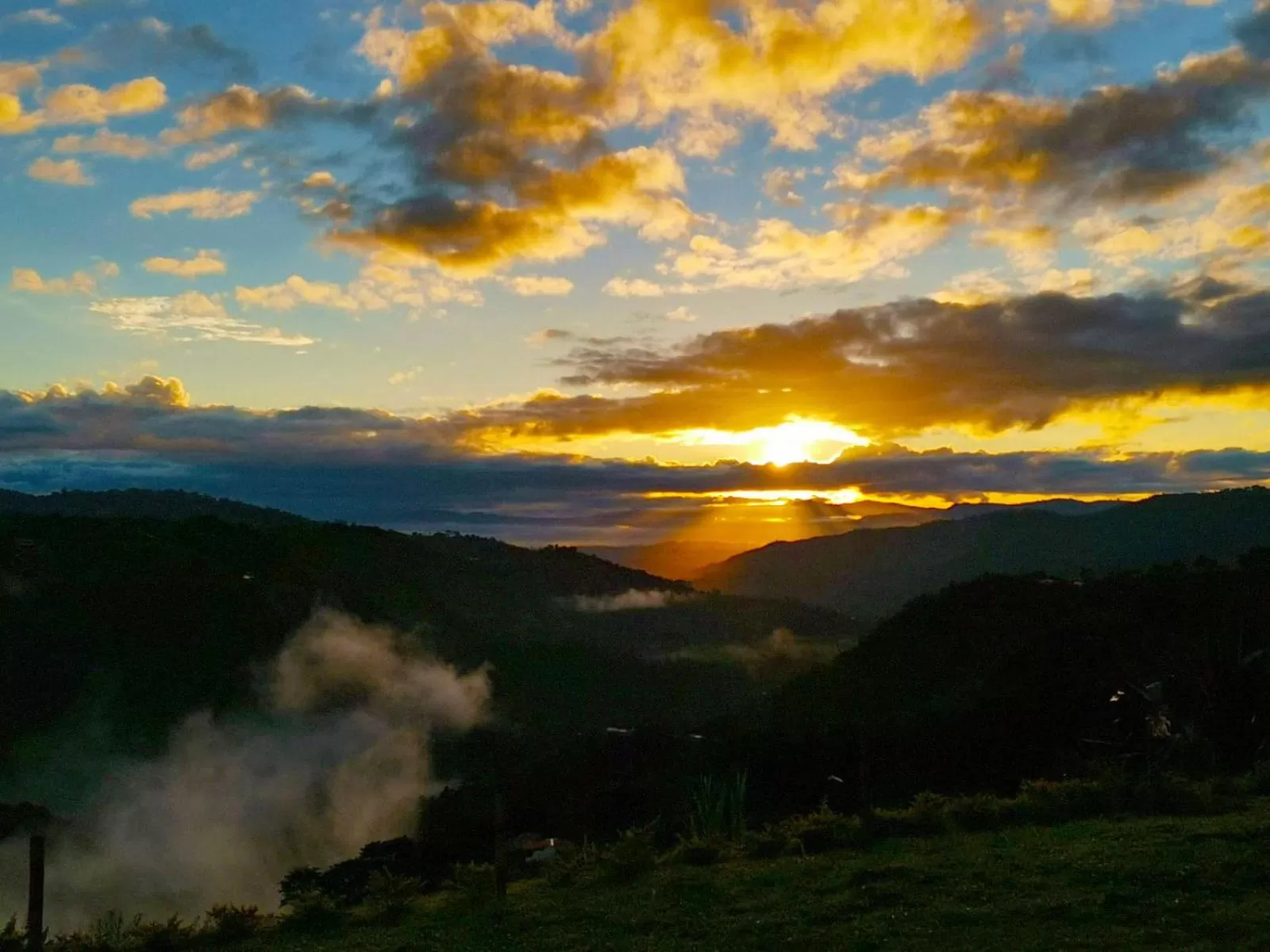 Mountain view in Hotel Kasama