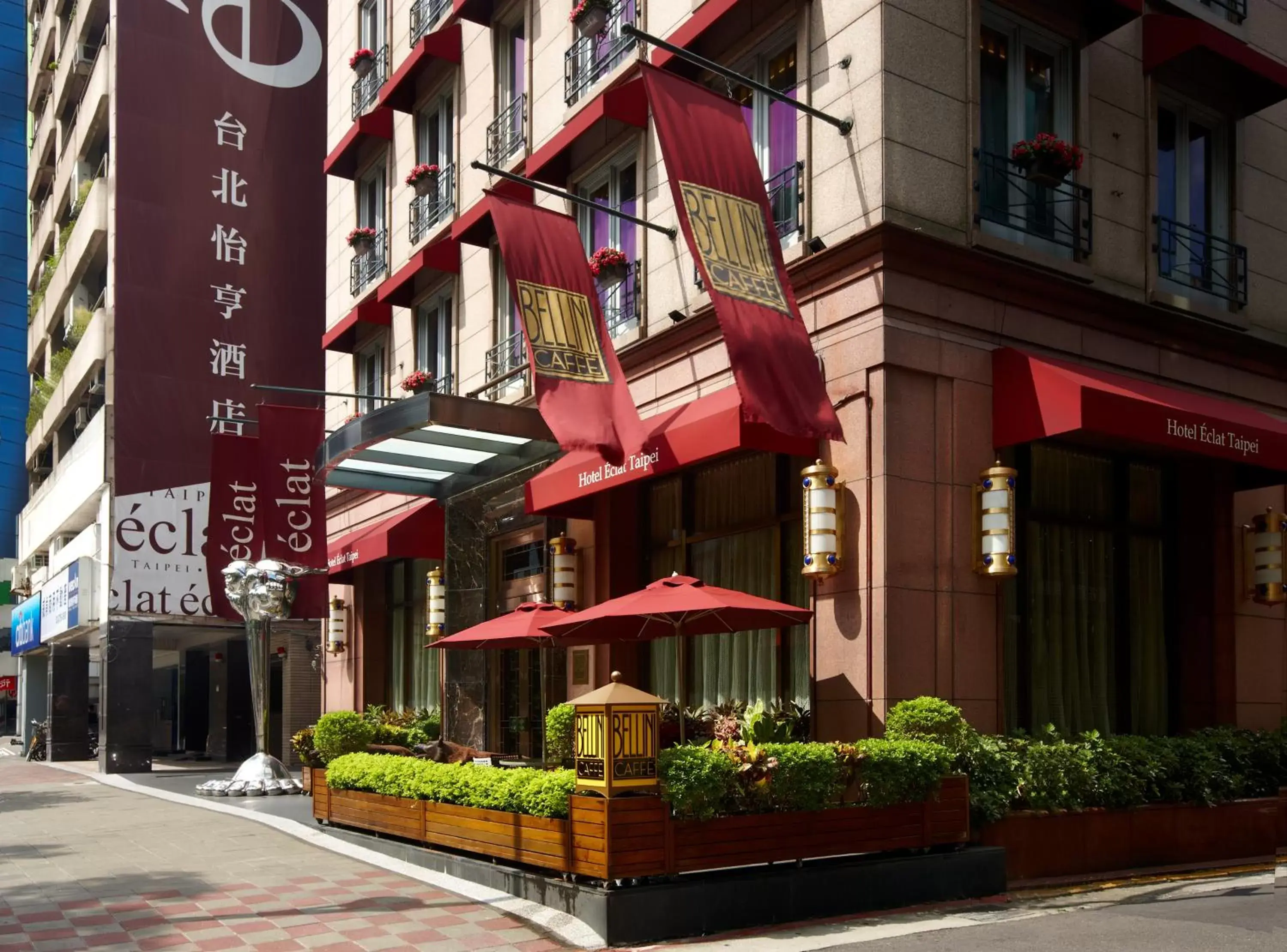 Facade/entrance, Property Building in Hotel Eclat Taipei
