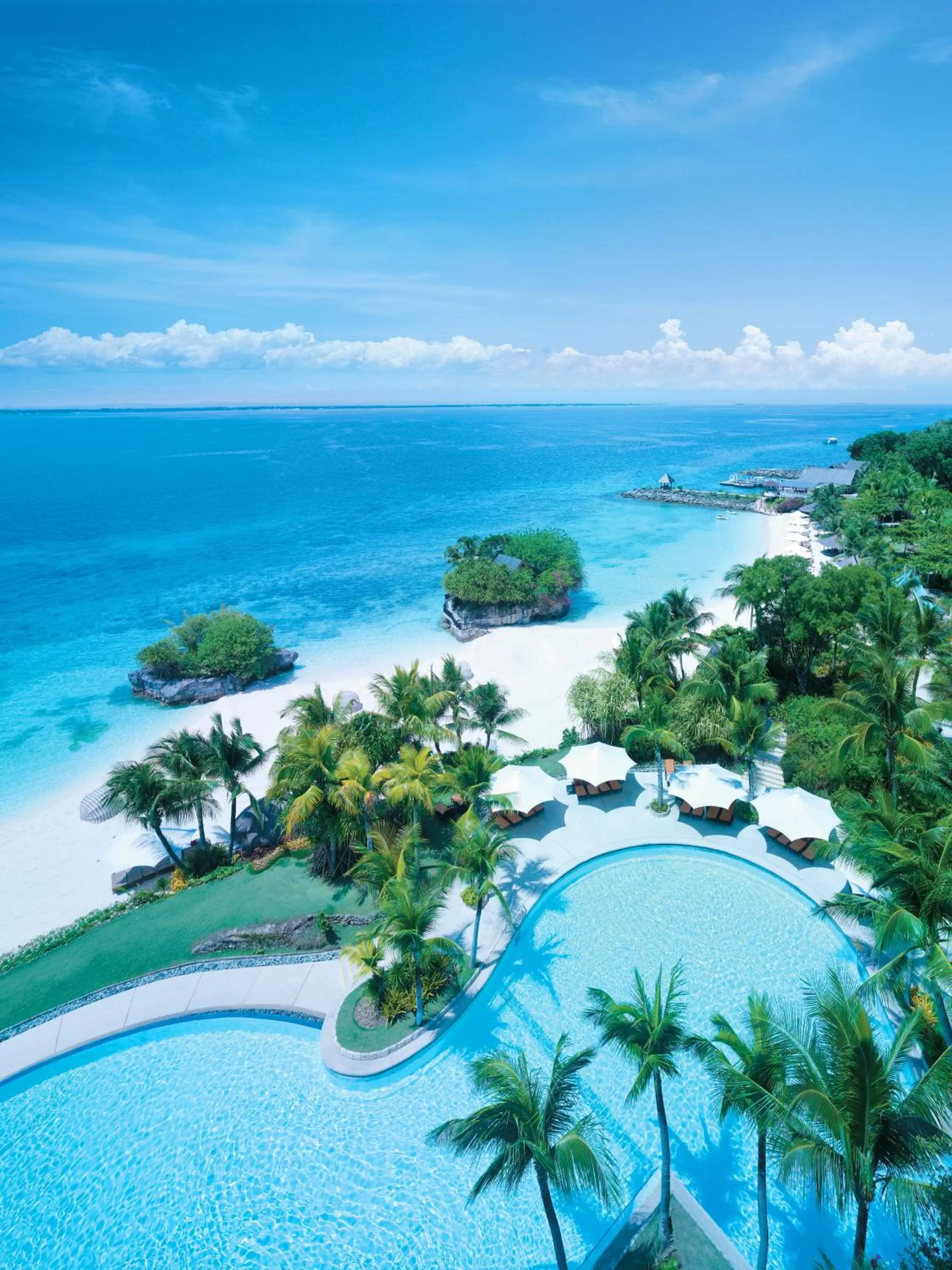 Bird's eye view in Shangri-La Mactan, Cebu