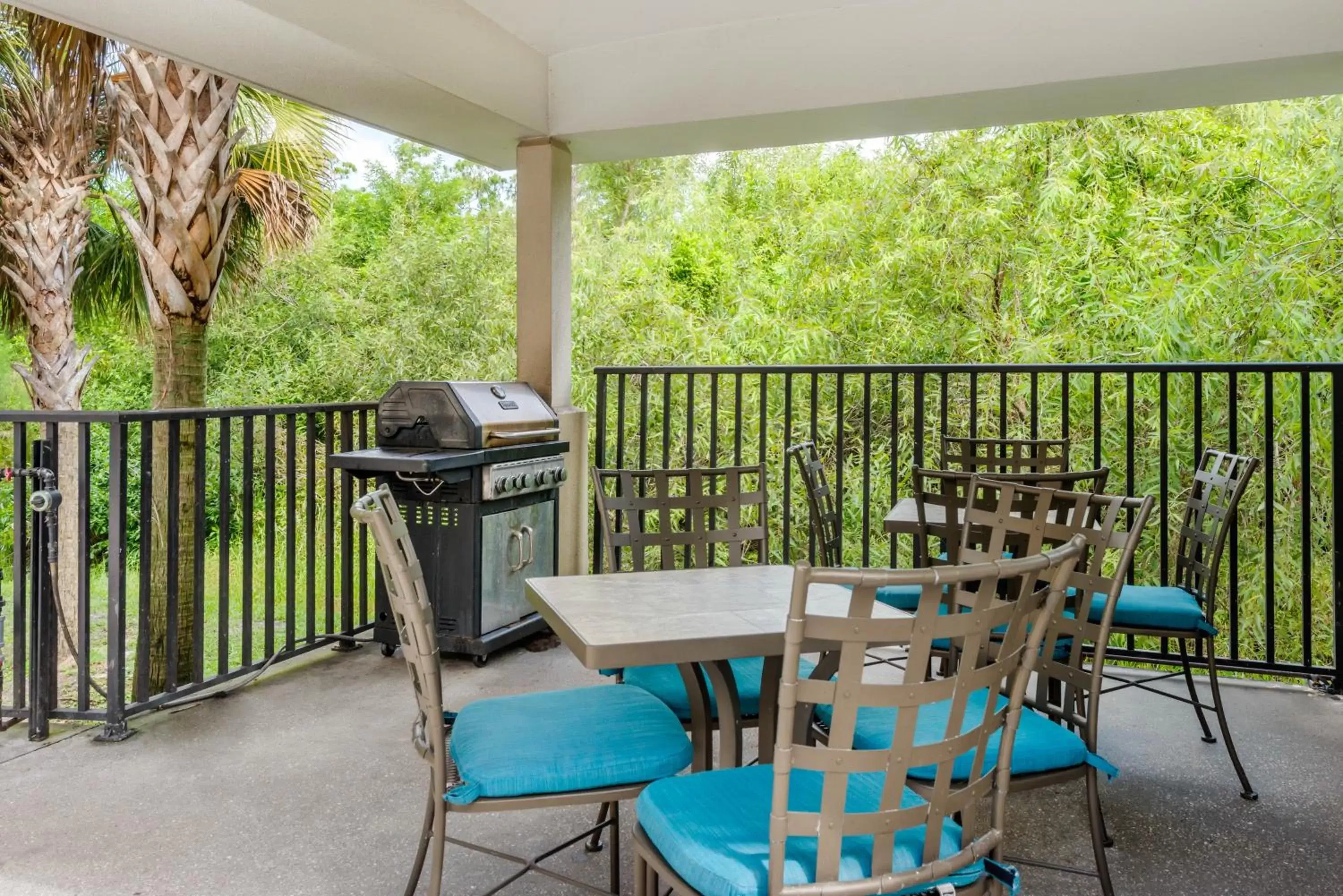 Patio in Candlewood Suites Fort Myers Interstate 75, an IHG Hotel