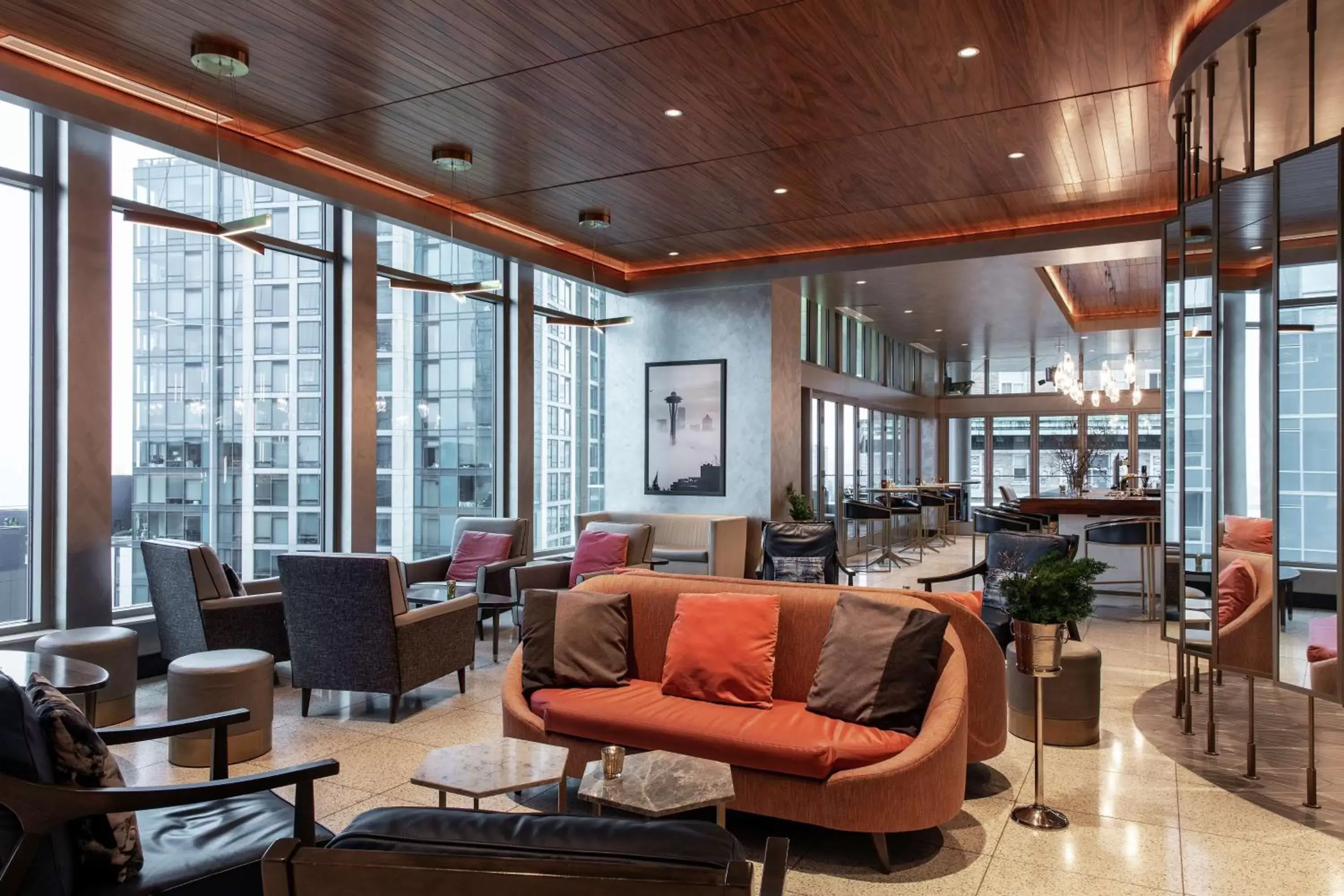 Lobby or reception in The Charter Hotel Seattle, Curio Collection By Hilton