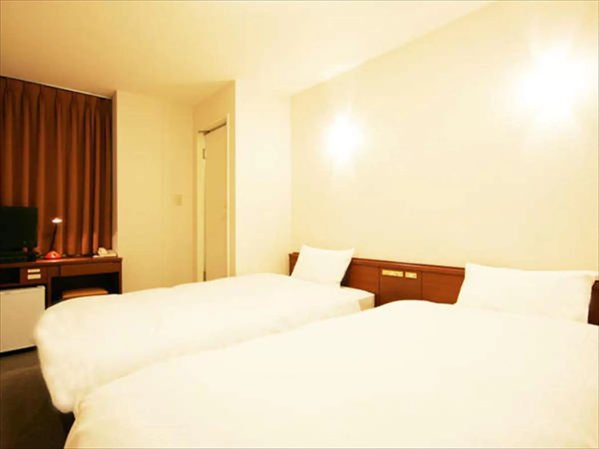 Photo of the whole room, Bed in Kochi Green Hotel Harimayabashi