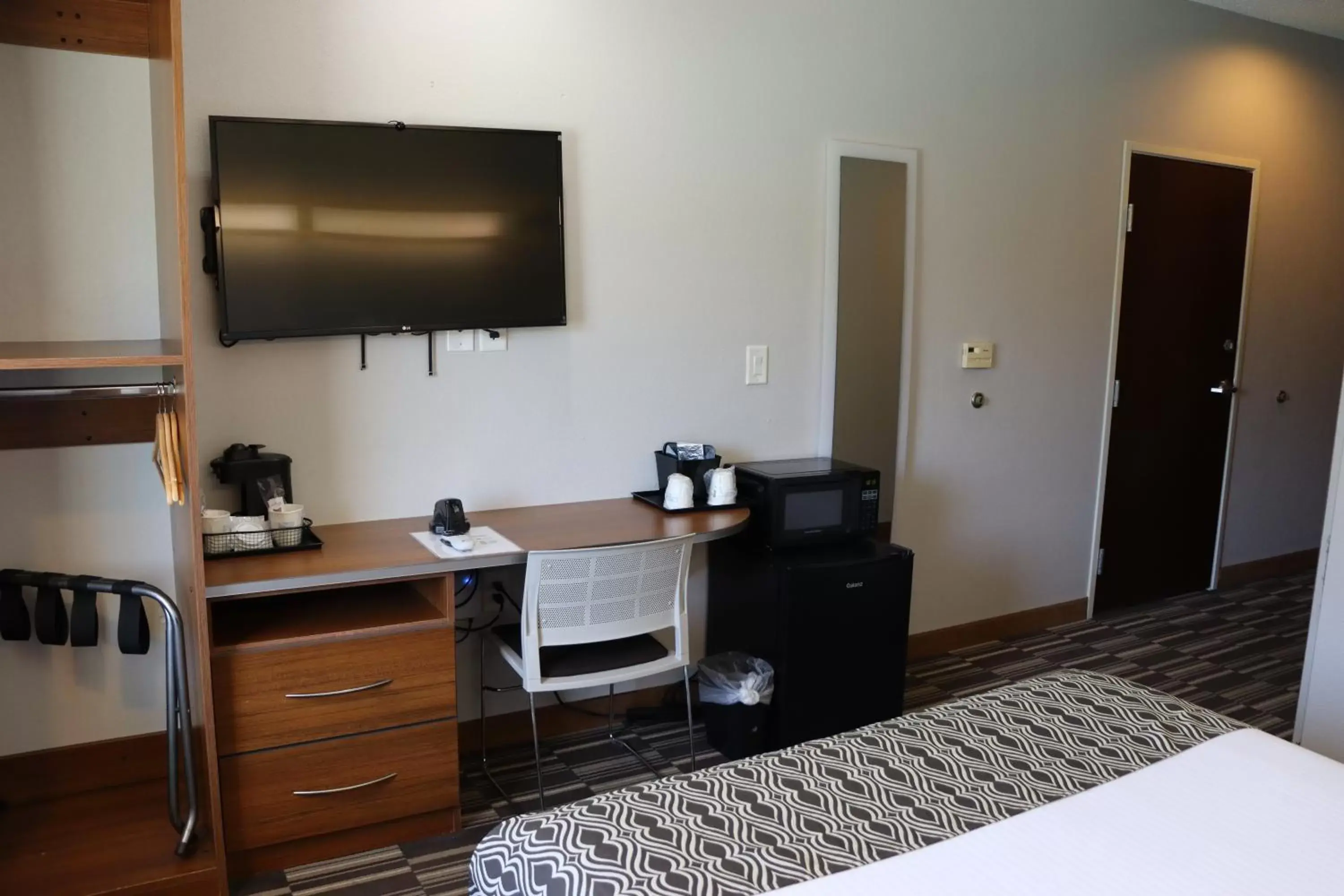 TV/Entertainment Center in Microtel Inn & Suites by Wyndham Columbus Near Fort Moore