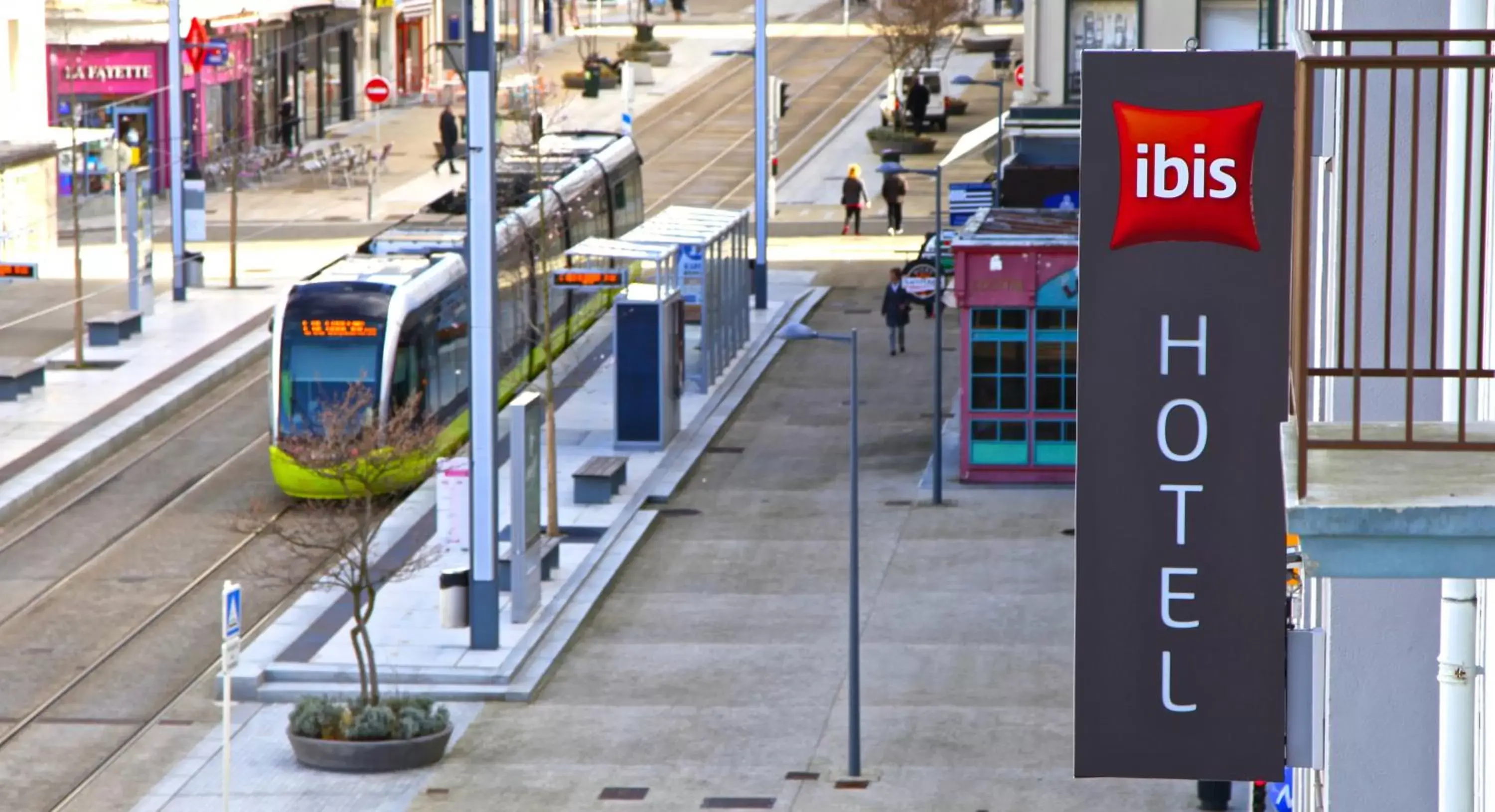 City view in ibis Brest Centre City view in ibis Brest Centre