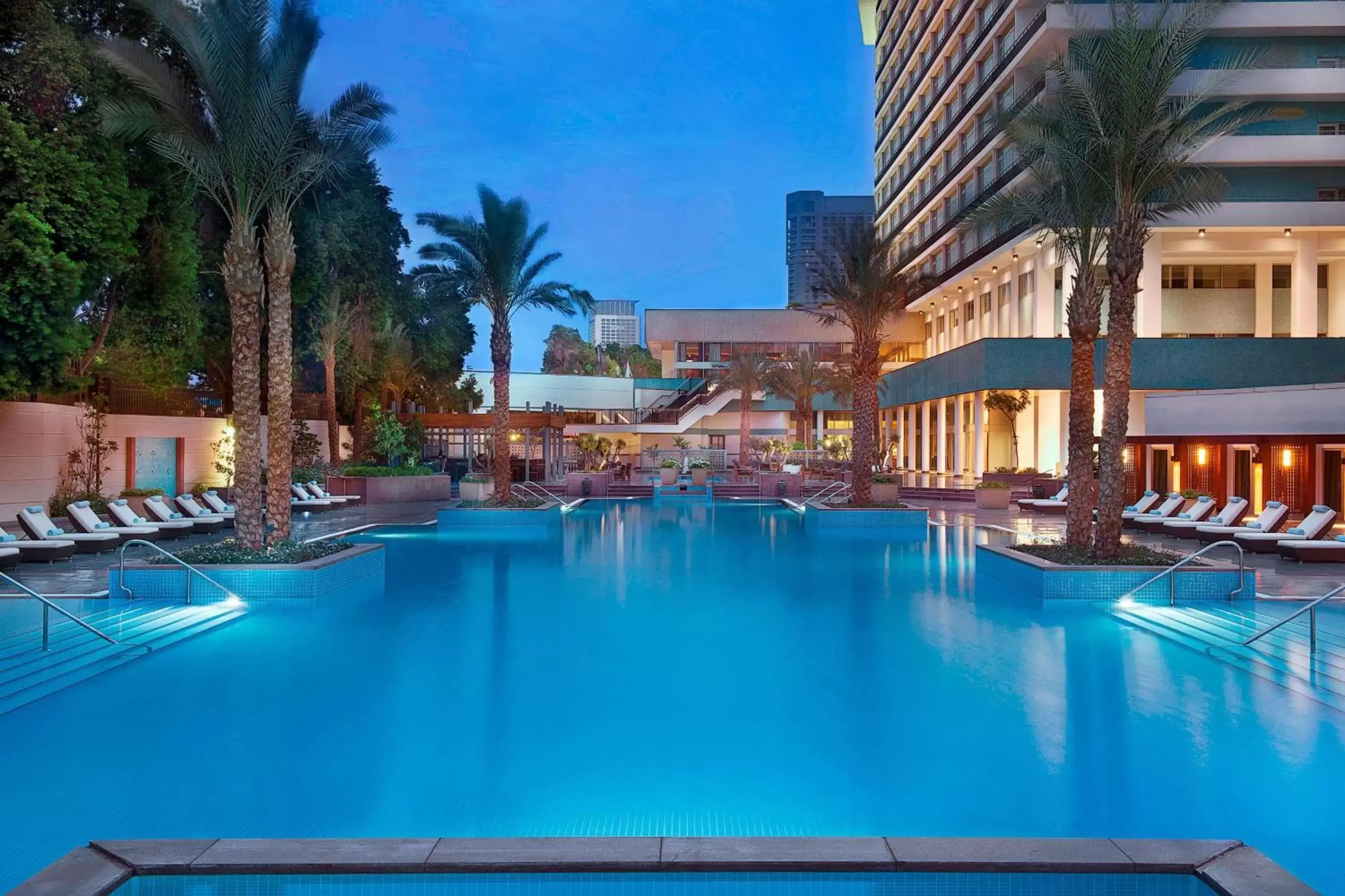 Swimming Pool in The Nile Ritz-Carlton, Cairo