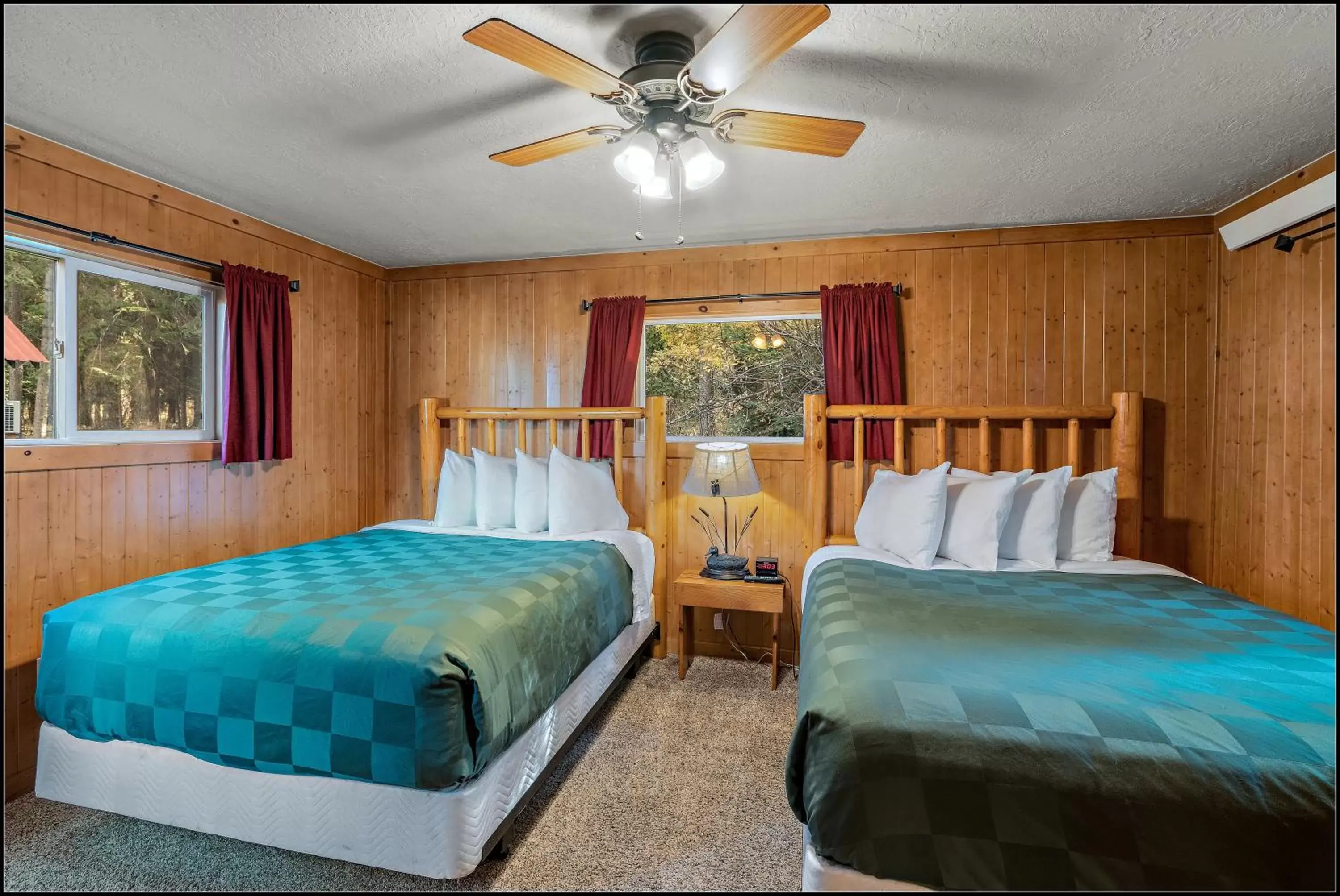 Bed in Brundage Bungalows