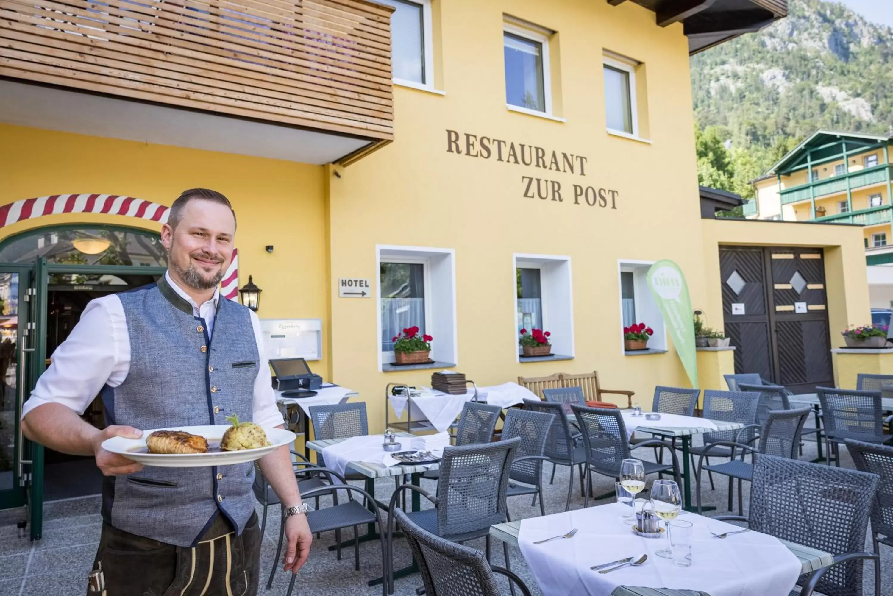 Restaurant/Places to Eat in Landhotel Post Ebensee am Traunsee ***S