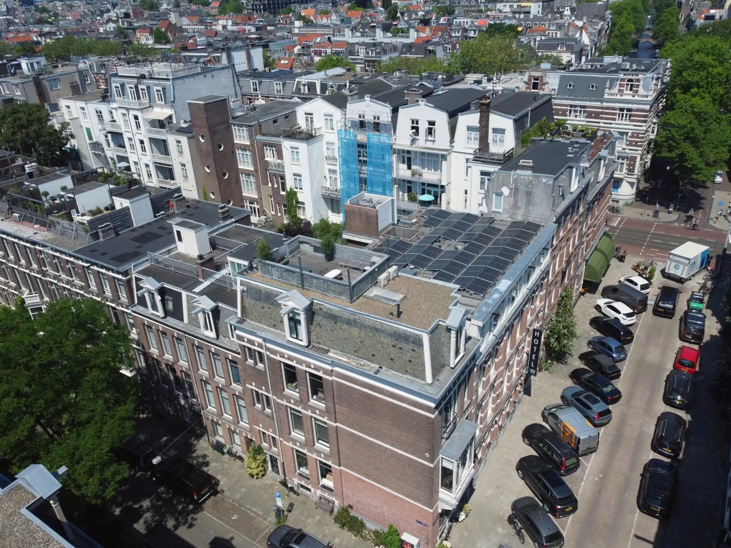 Property building, Bird's-eye View in Hotel Nicolaas Witsen