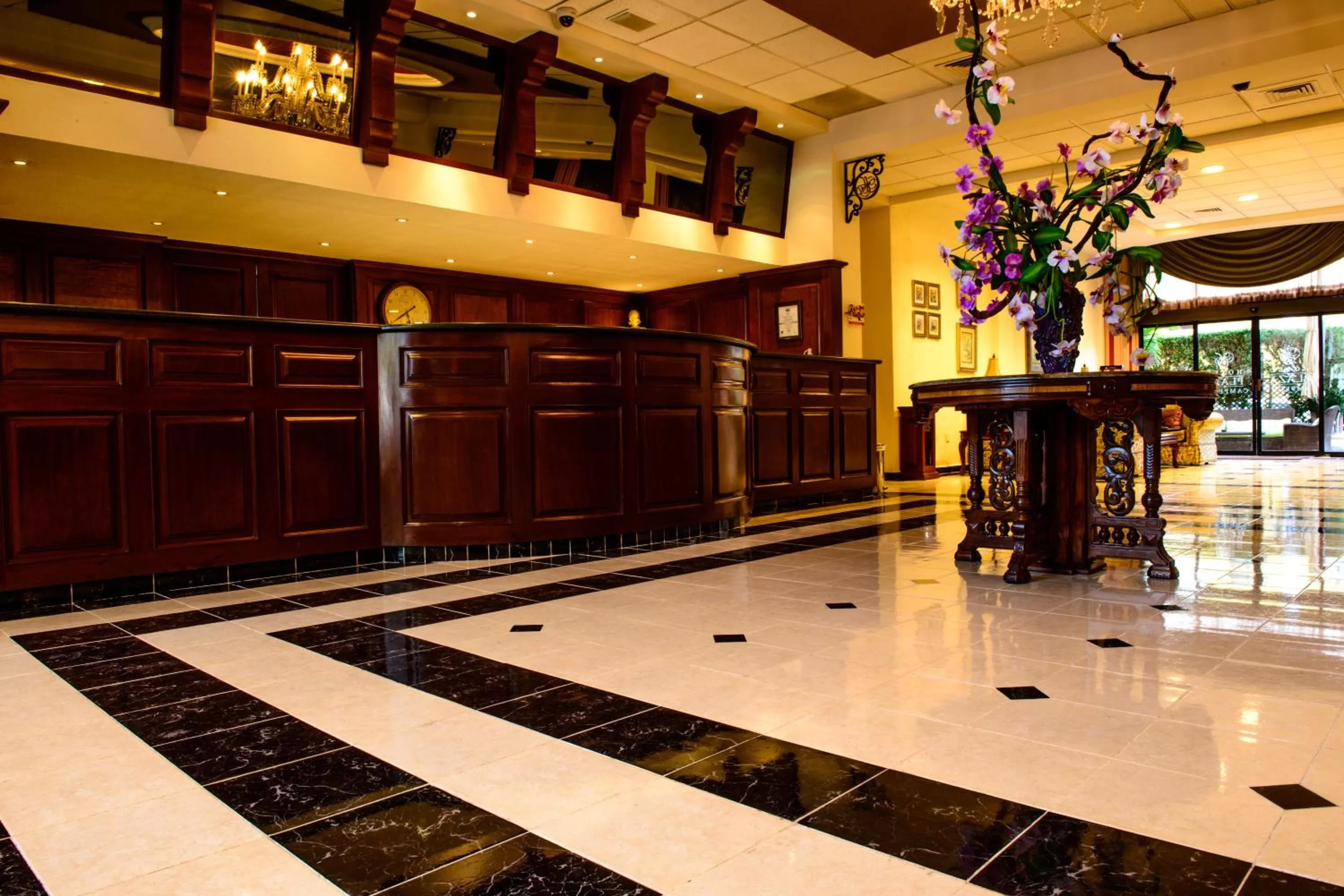 Lobby or reception in Hotel Plaza Campeche