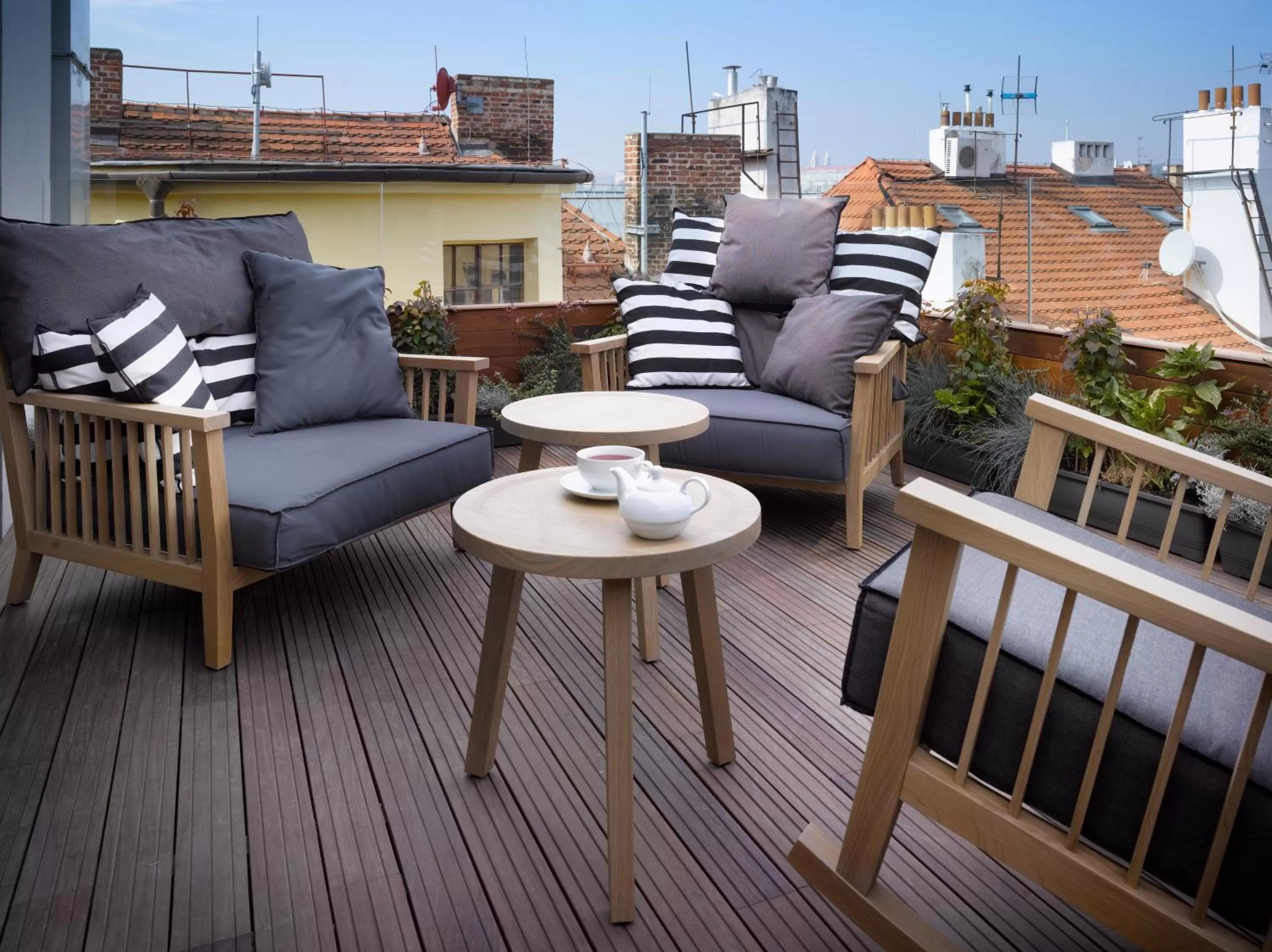 Hot Tub in Old Town Square Residence by Emblem