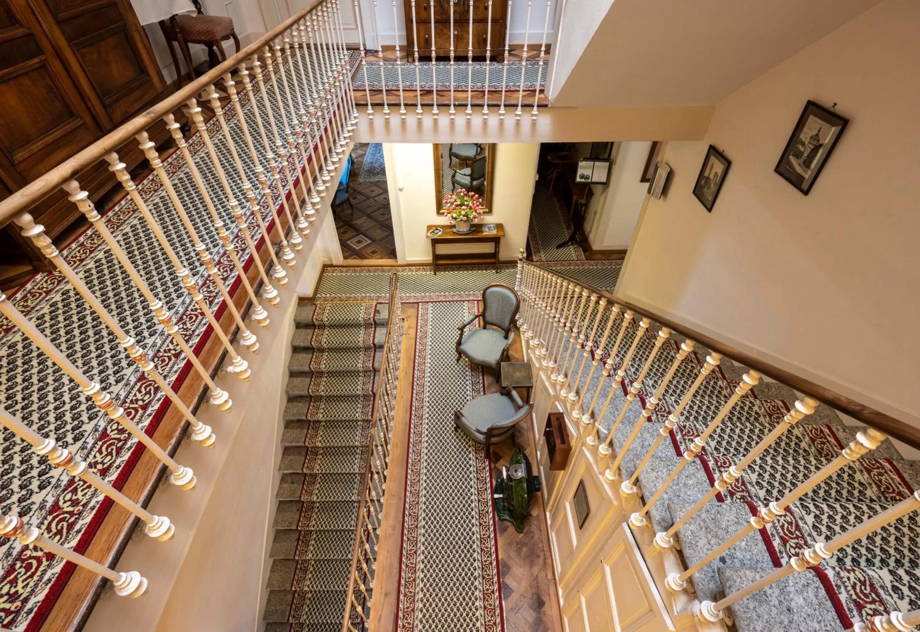 Lobby or reception in Swiss Historic Hotel Masson