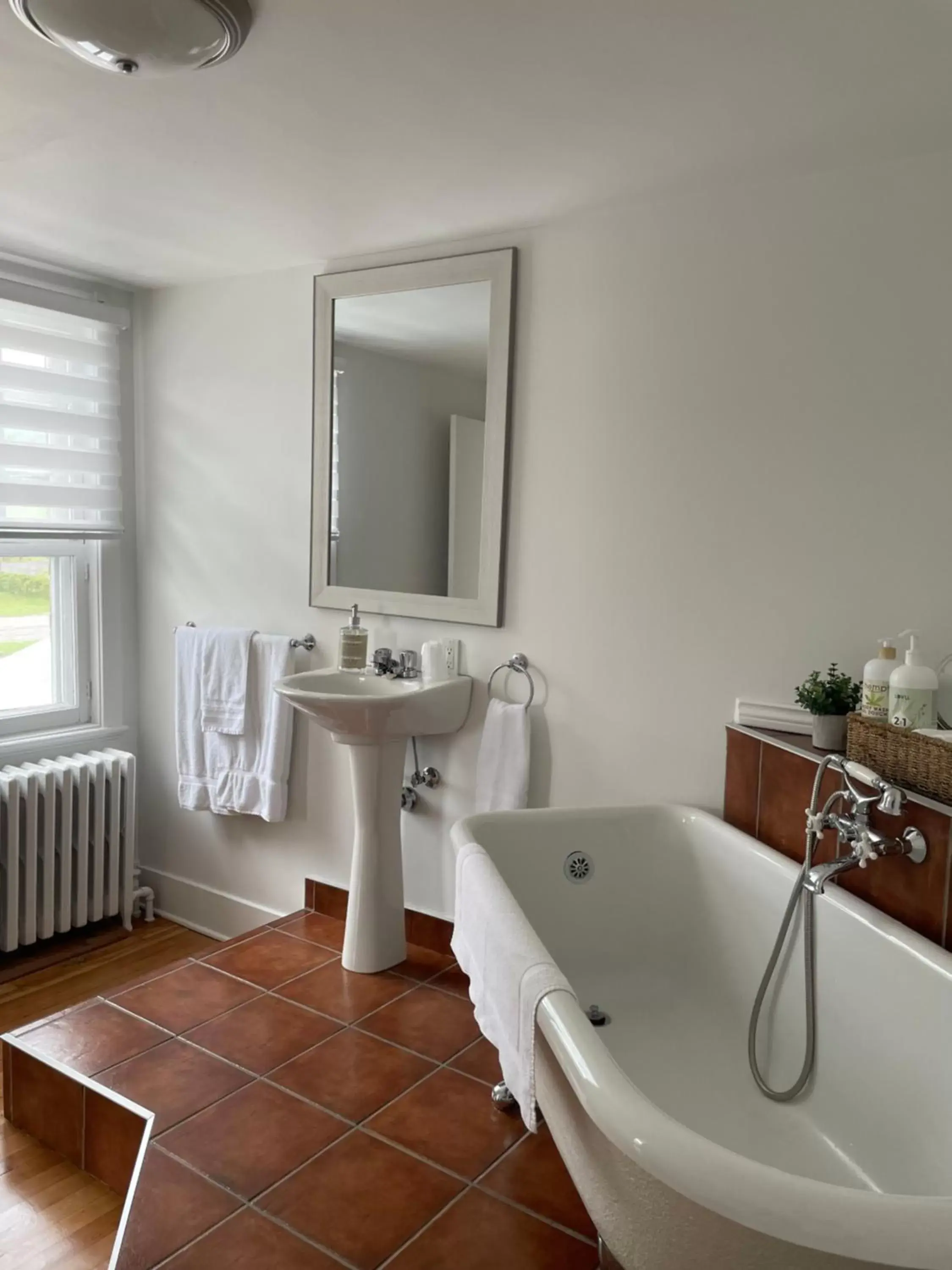 Bathroom in Hôtel Le Rustique