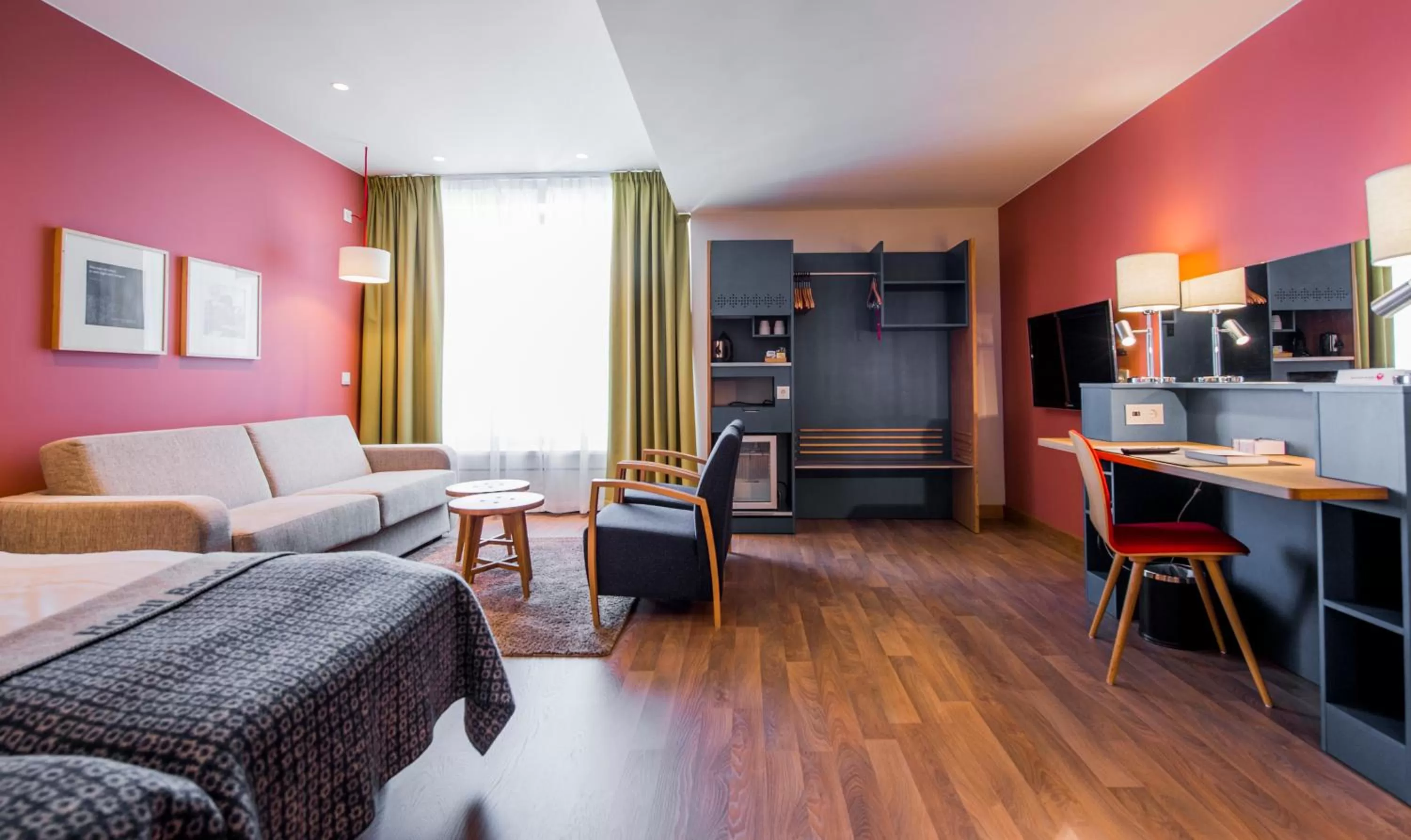 Living room in Hotell Bondeheimen