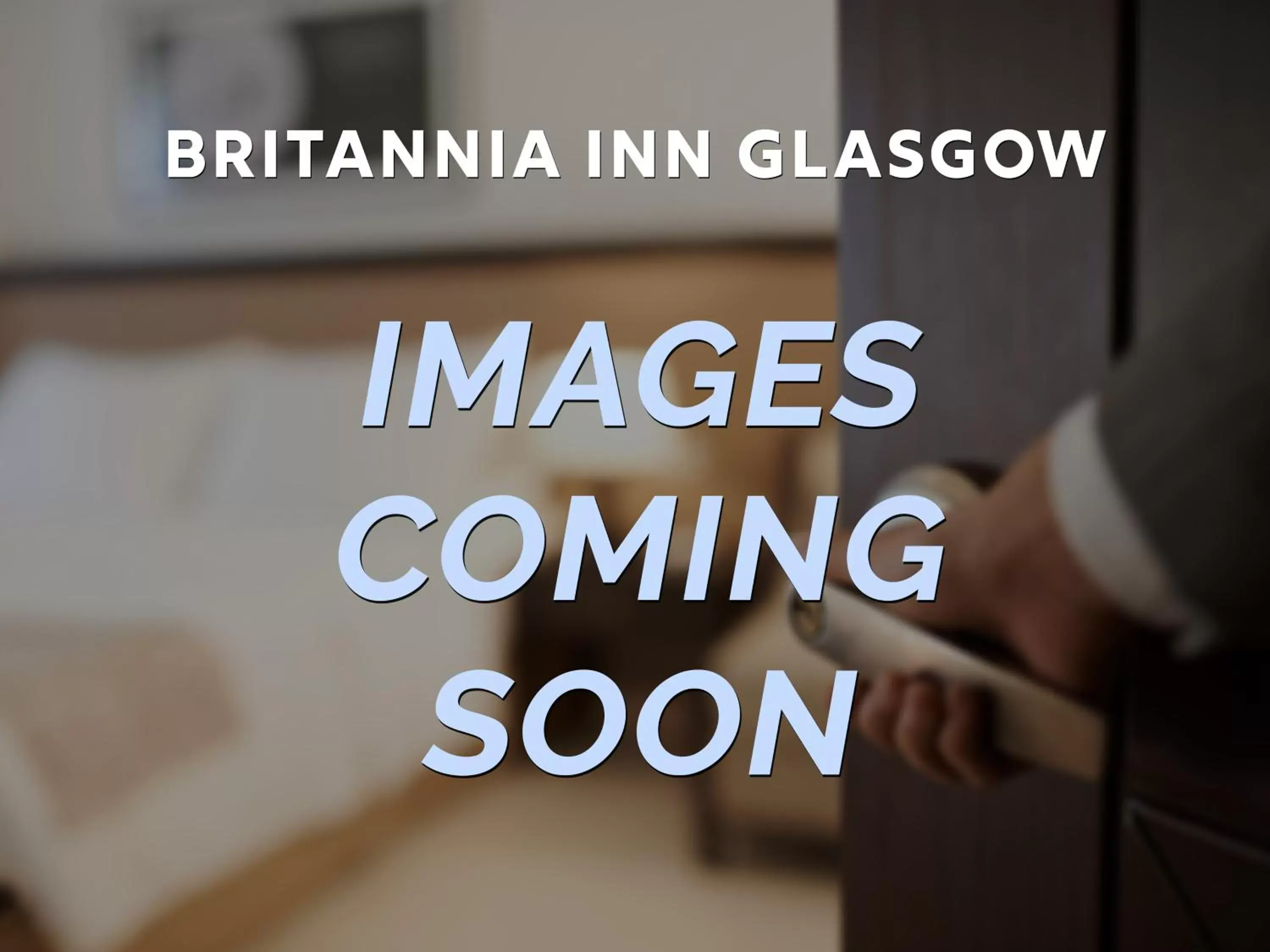 Text overlay in Britannia Inn Glasgow