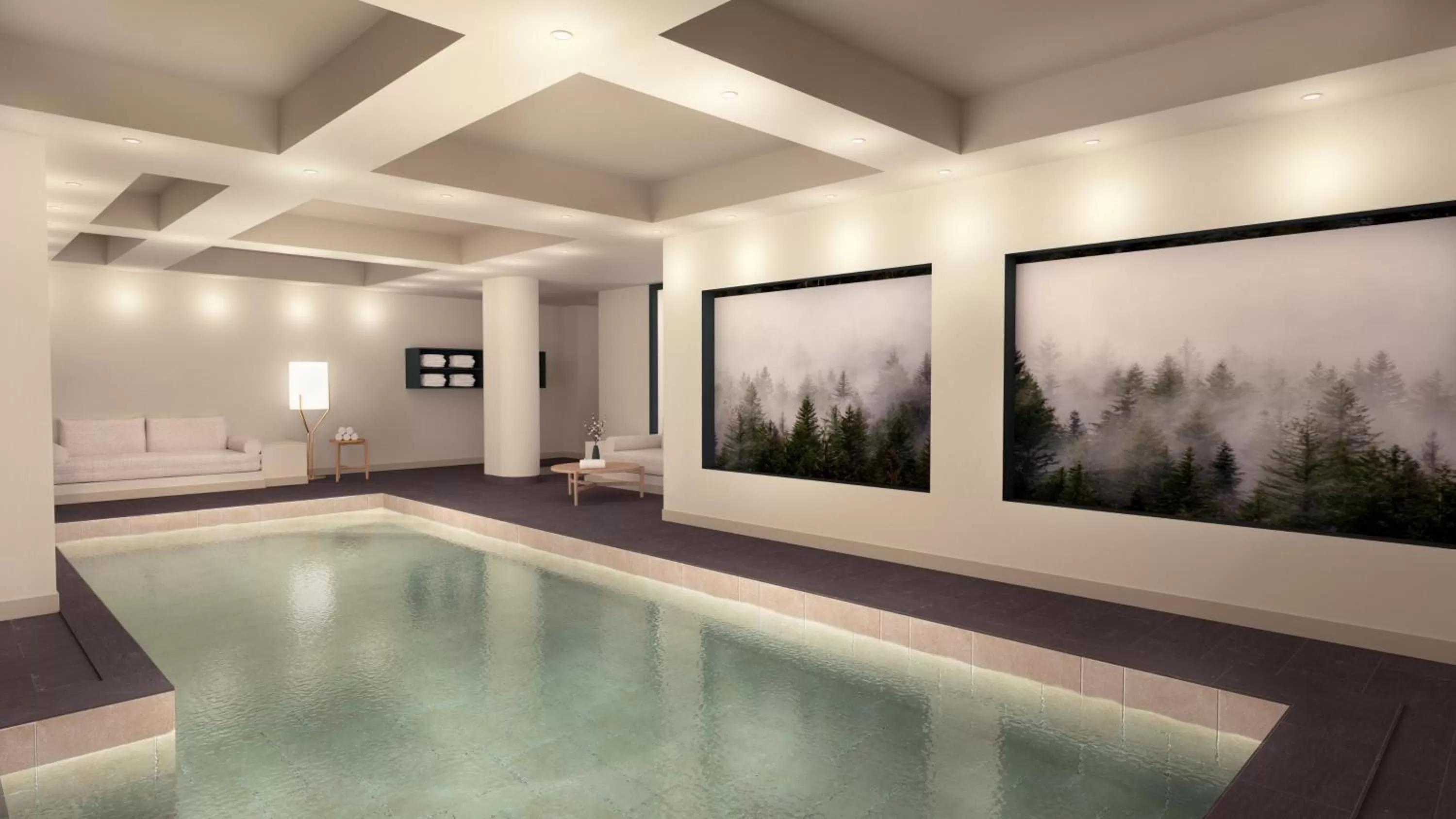 Swimming pool in Les Suites de la Potinière