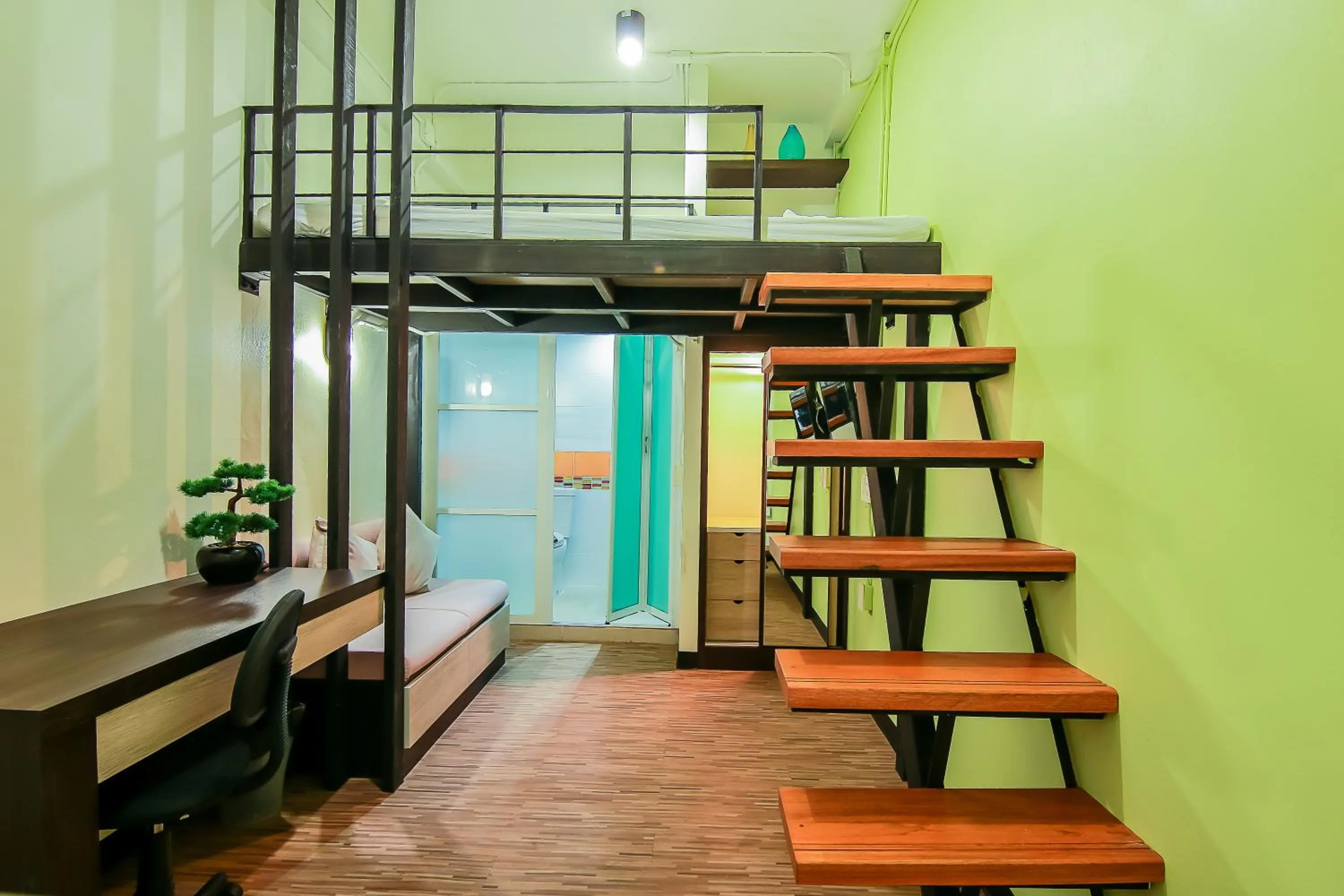 bunk bed in The Bedroom