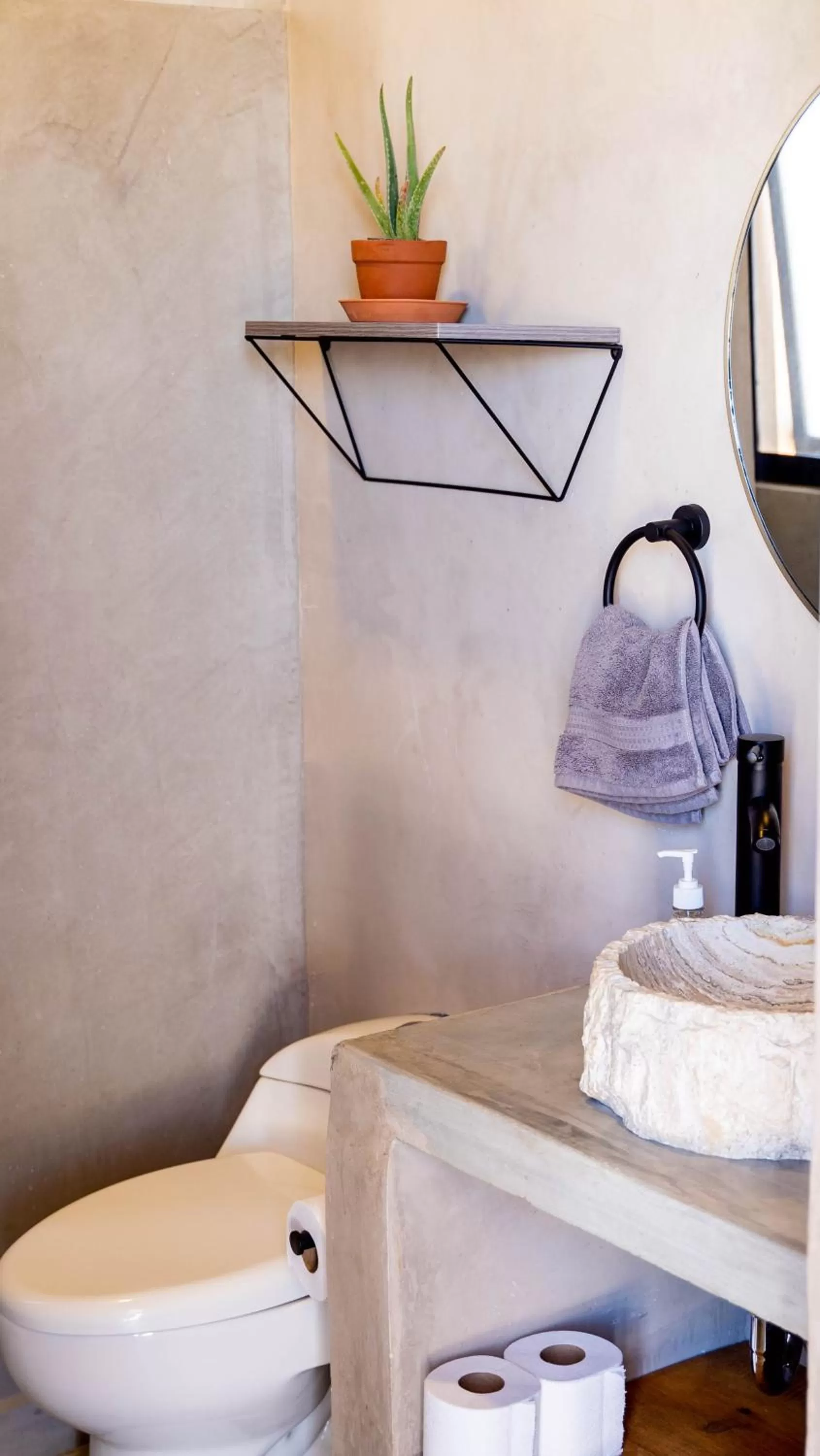 Bathroom in Baja Temple