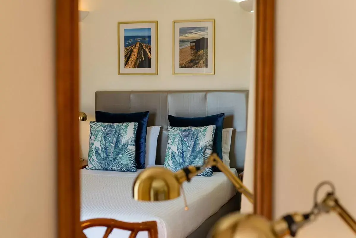 Bed in Blue Bamboo Hotel - Duna Parque Resorts & Hotels Bed in Blue Bamboo Hotel - Duna Parque Resorts & Hotels