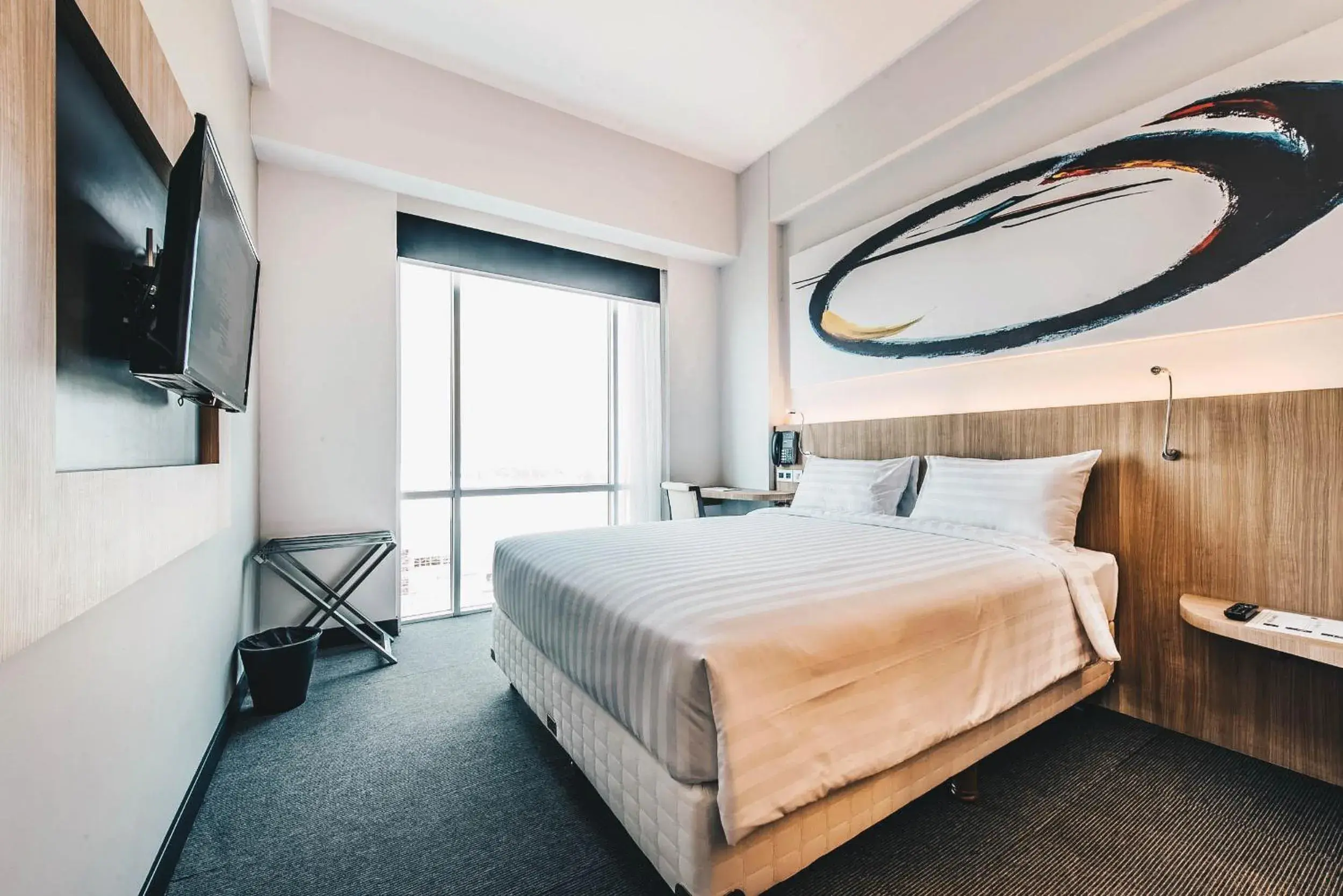 Bed in Enso Hotel