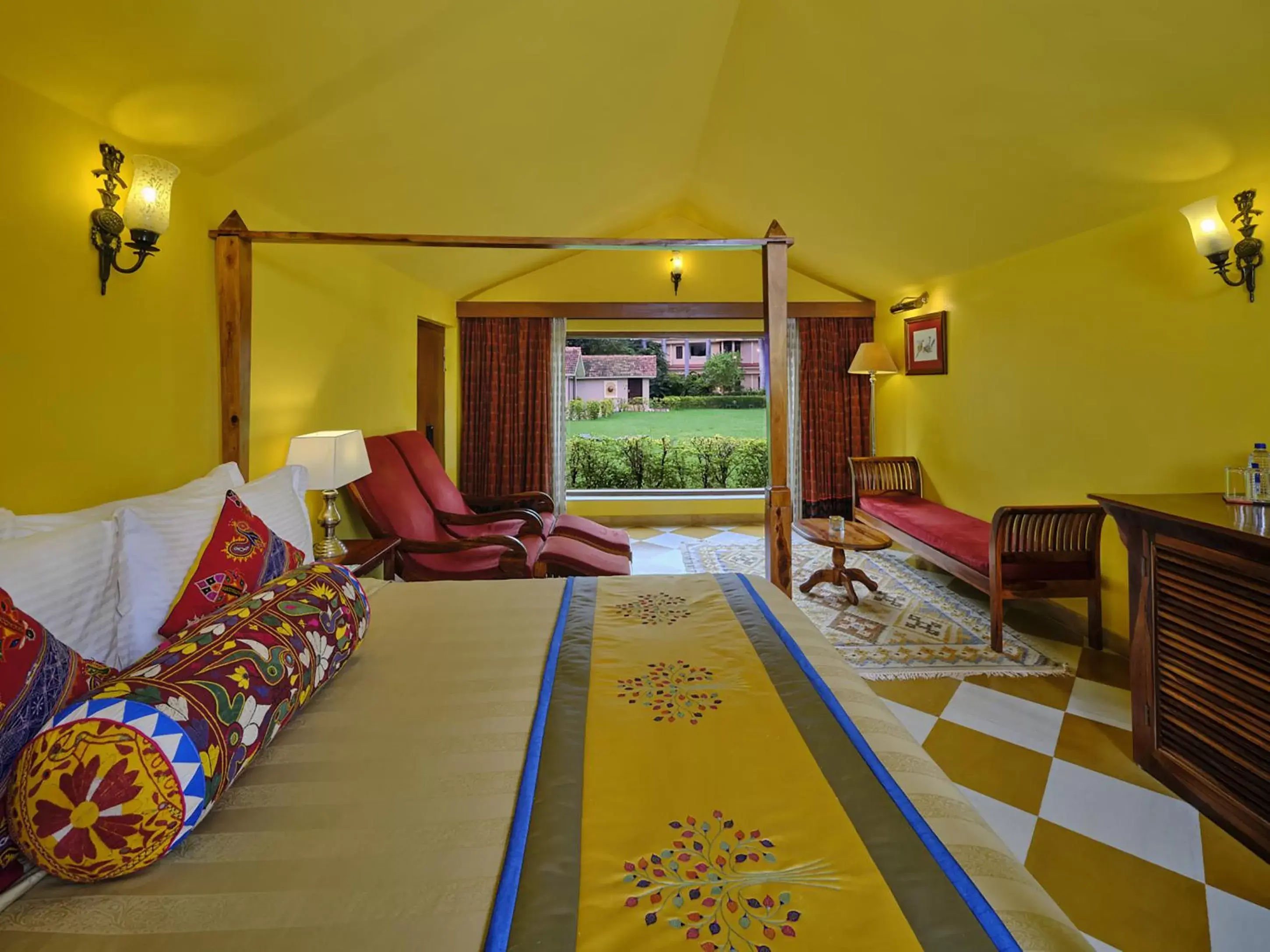 Bedroom in juSTa Rajputana Resort & Spa