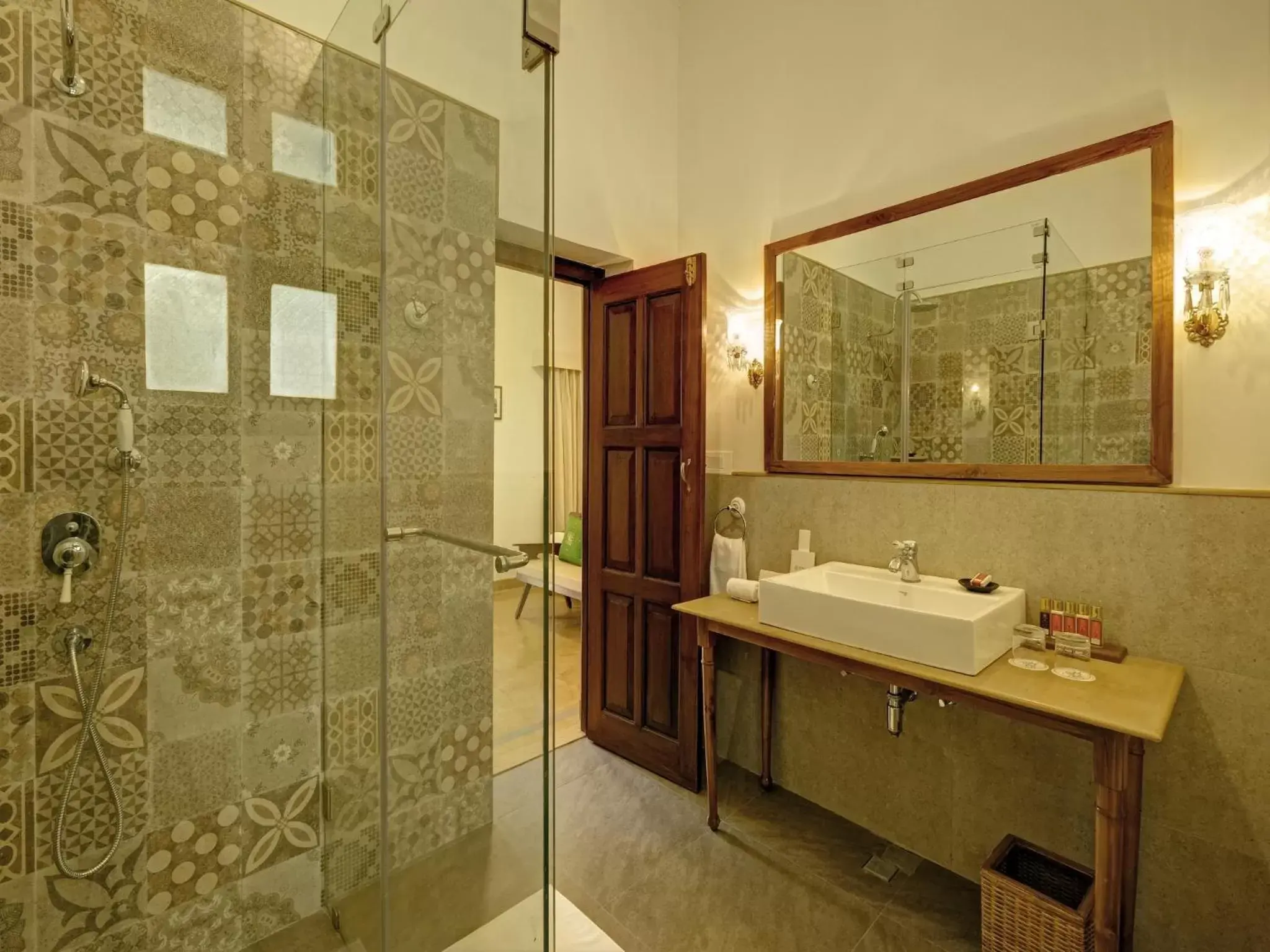 Bathroom in lebua Lucknow