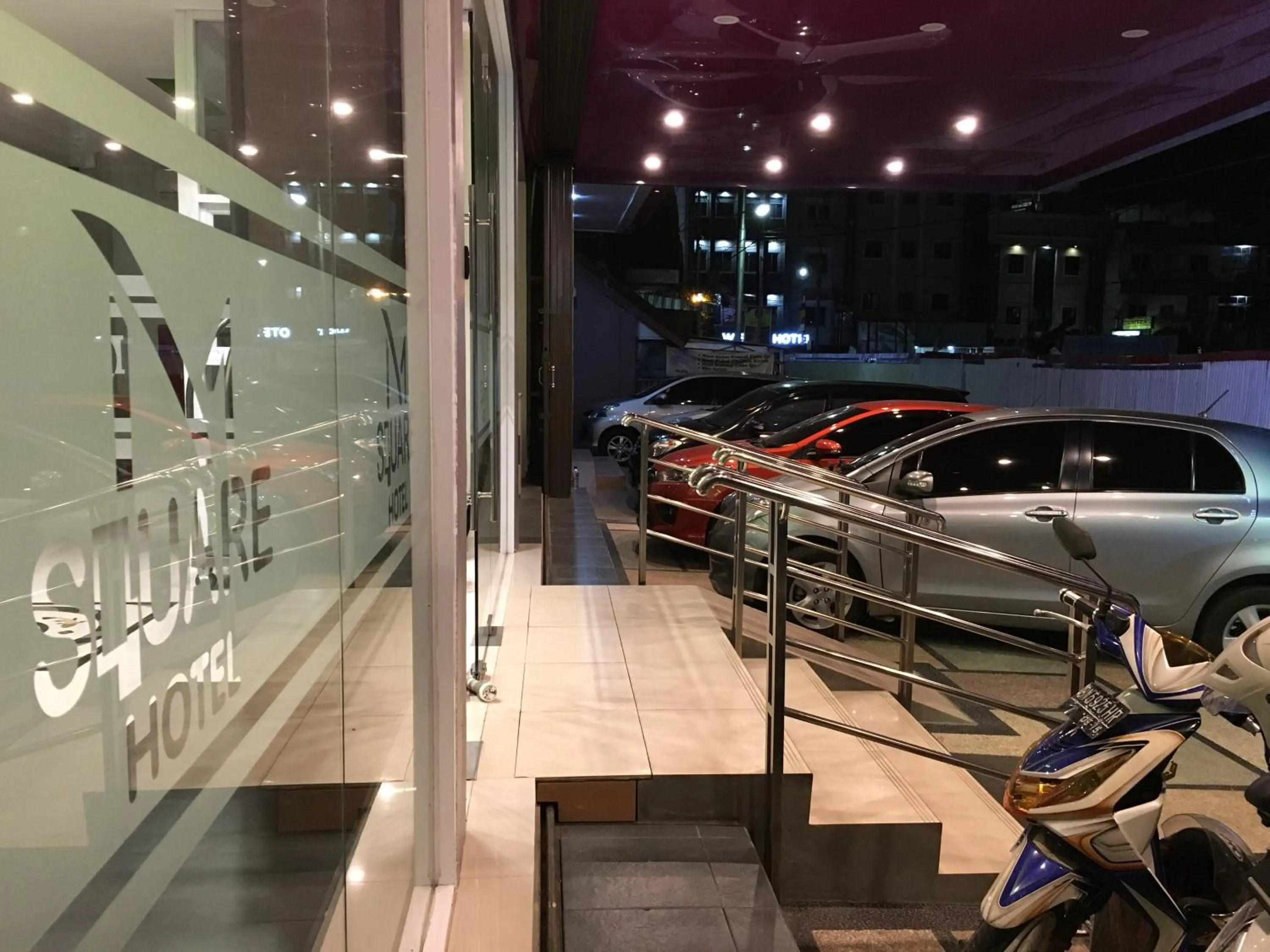 Facade/entrance in MSquare Palembang