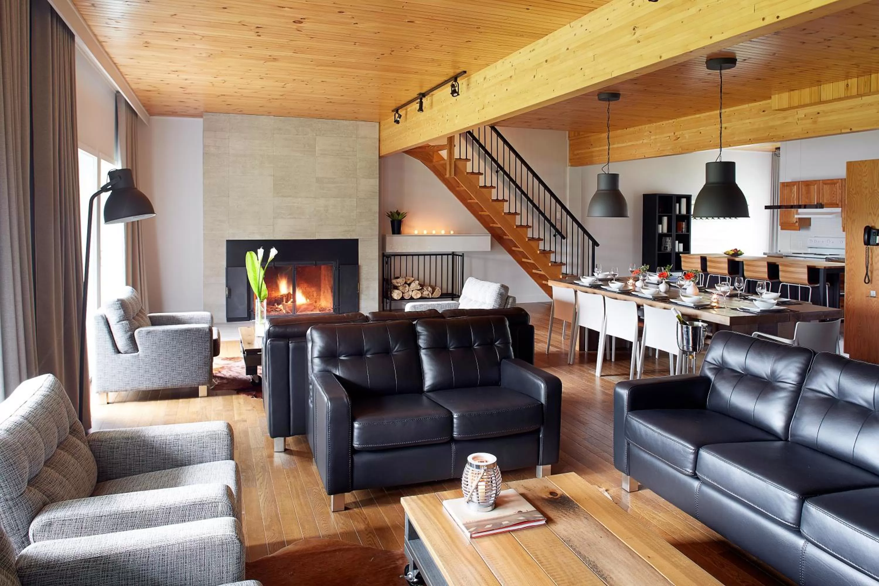 Living room in Auberge du Lac-à-l'Eau-Claire