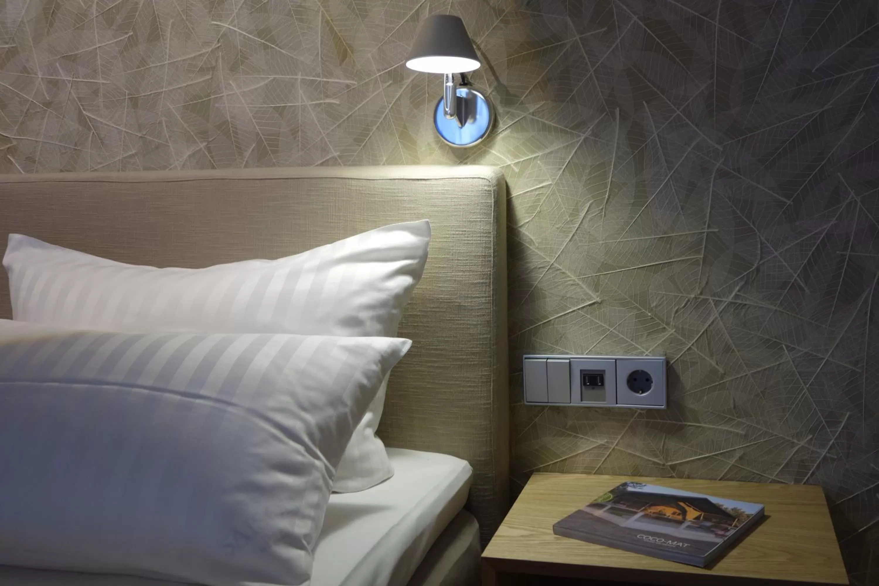 Decorative detail, Bed in Landhotel Broda