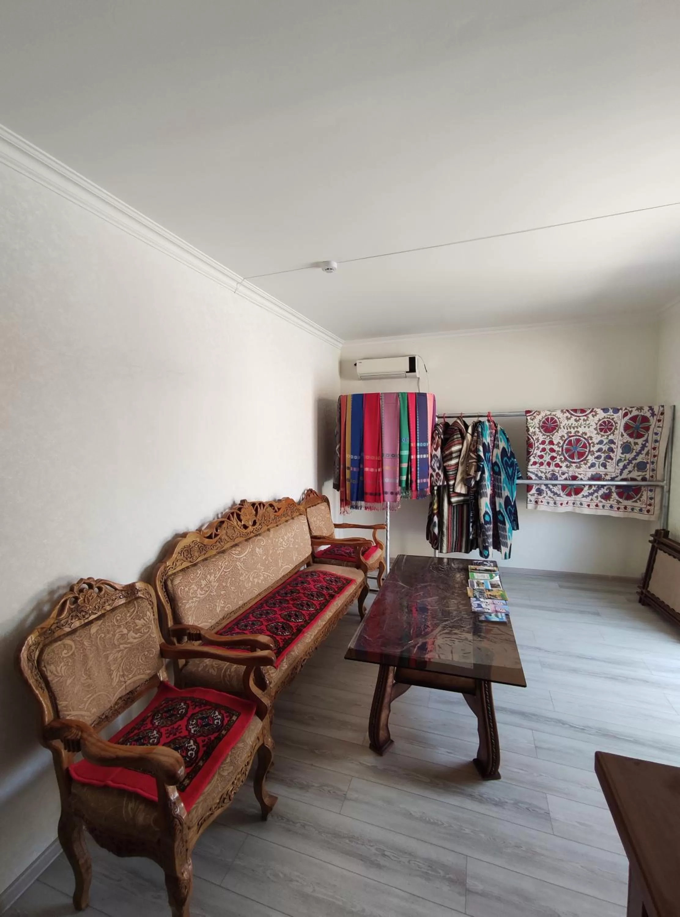 Living room in Khiva Otabek B&B