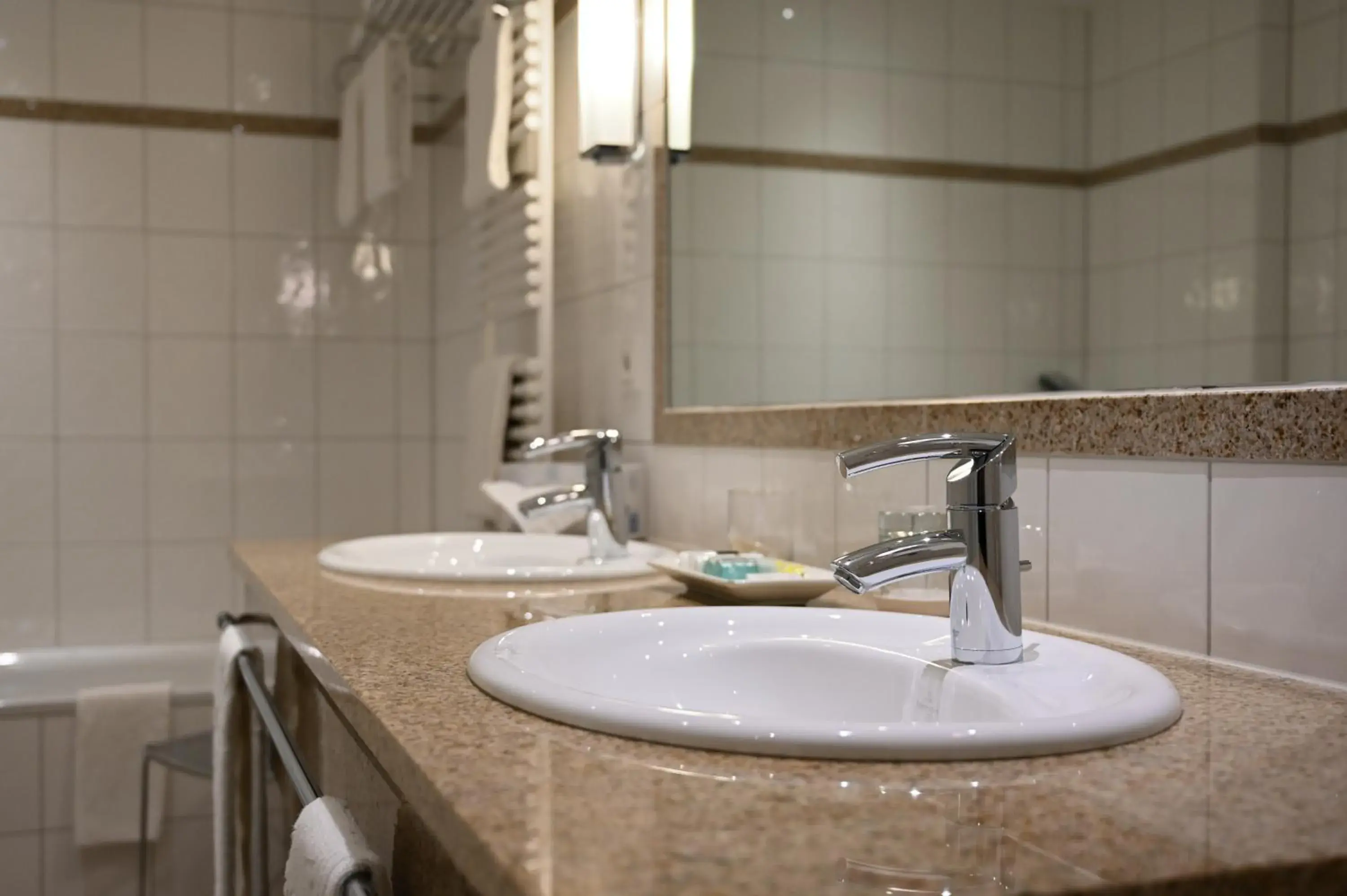 Guests, Bathroom in Landhotel Krummenweg