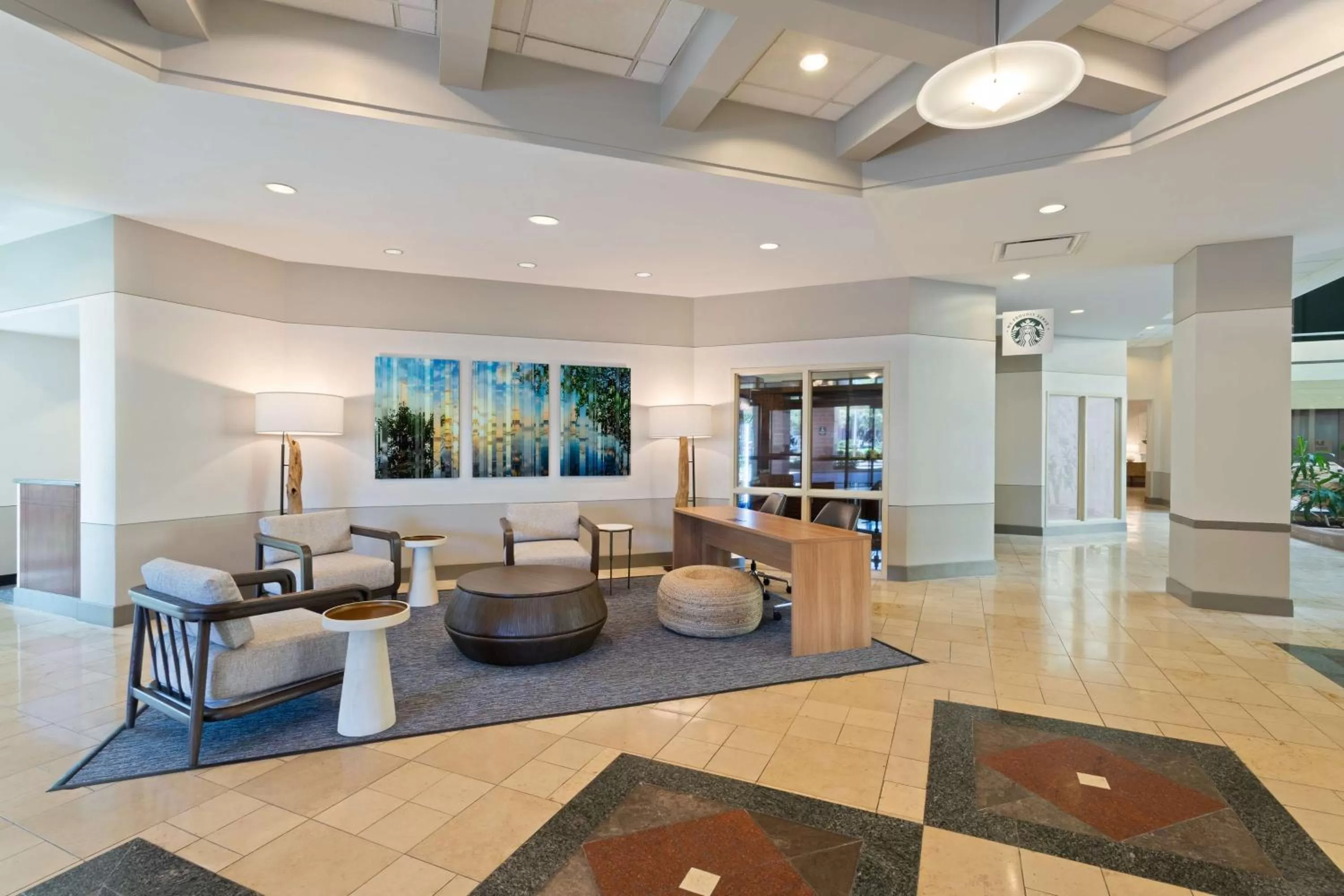 Lobby or reception in Embassy Suites by Hilton Tampa USF Near Busch Gardens