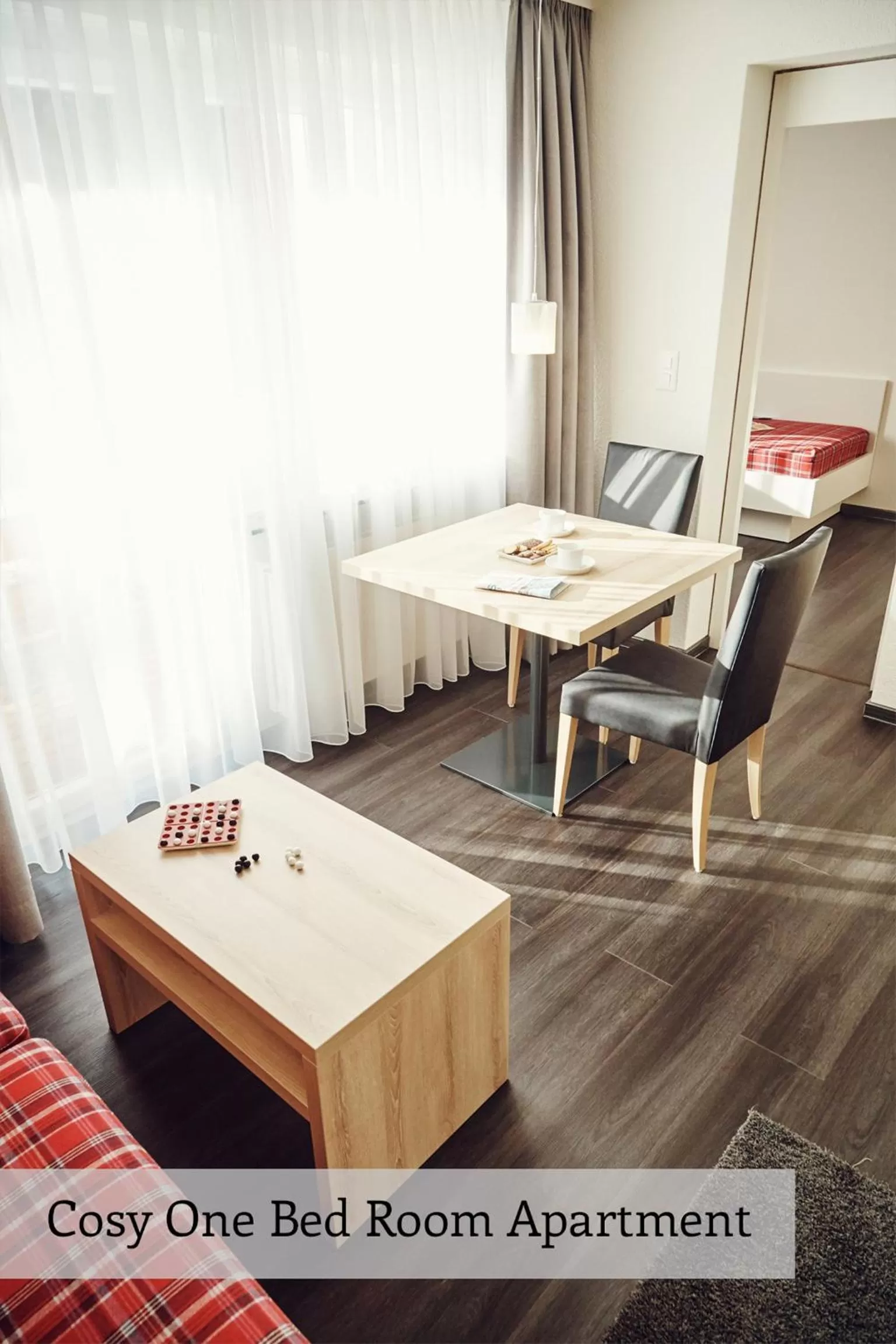 Living room, Bed in Serviced Apartments by Solaria