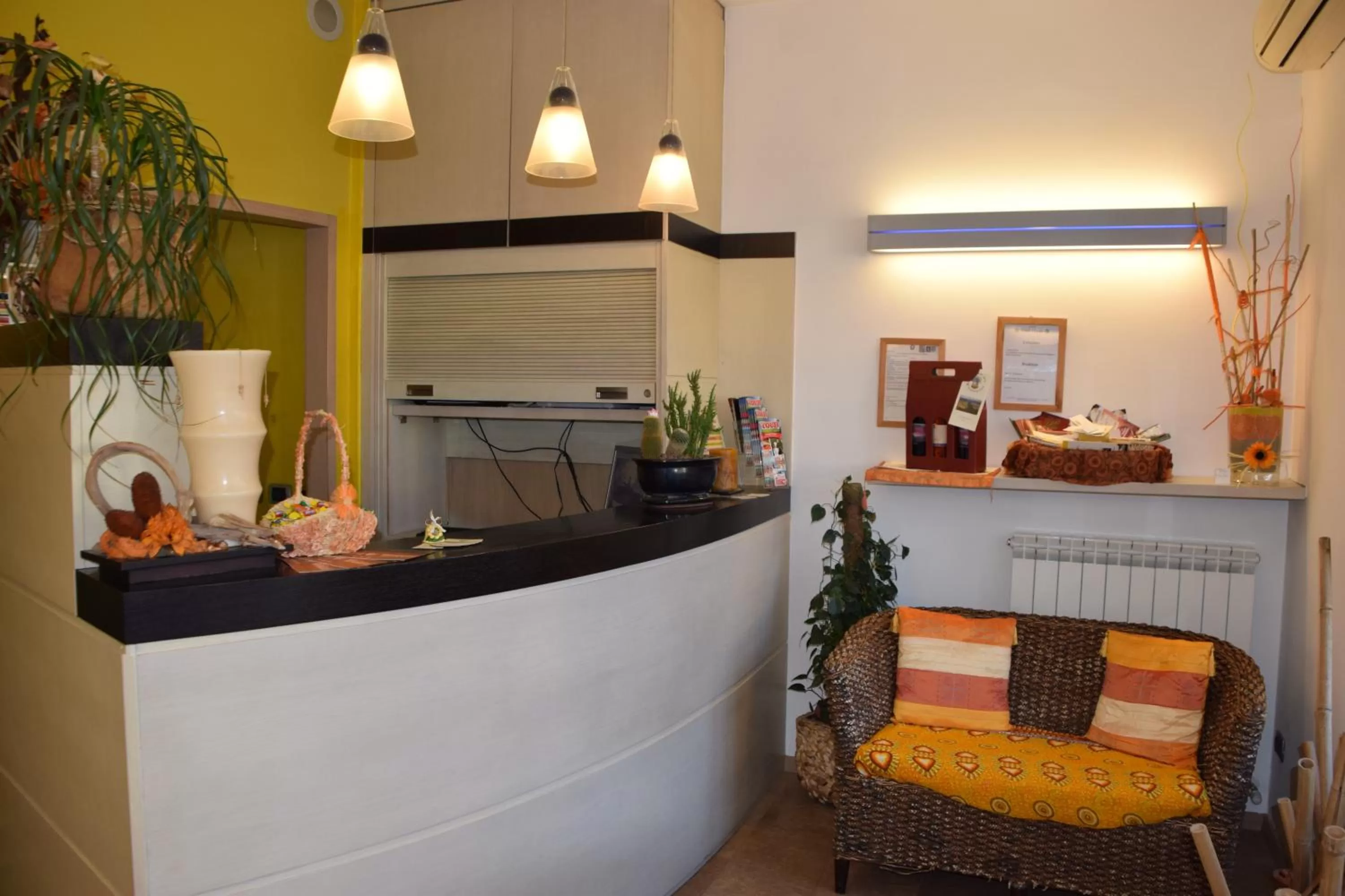 Lobby or reception in Hotel I Cedri