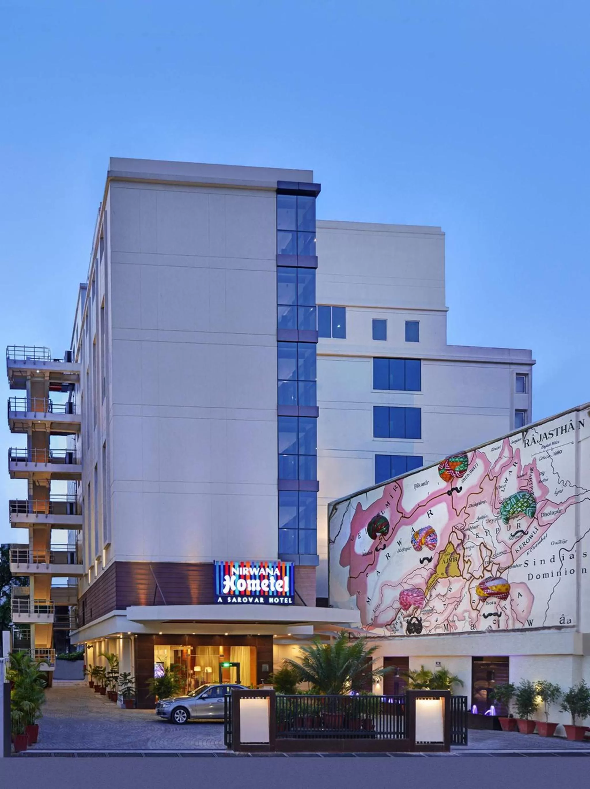 Facade/entrance in Nirwana Hometel Jaipur- A Sarovar Hotel
