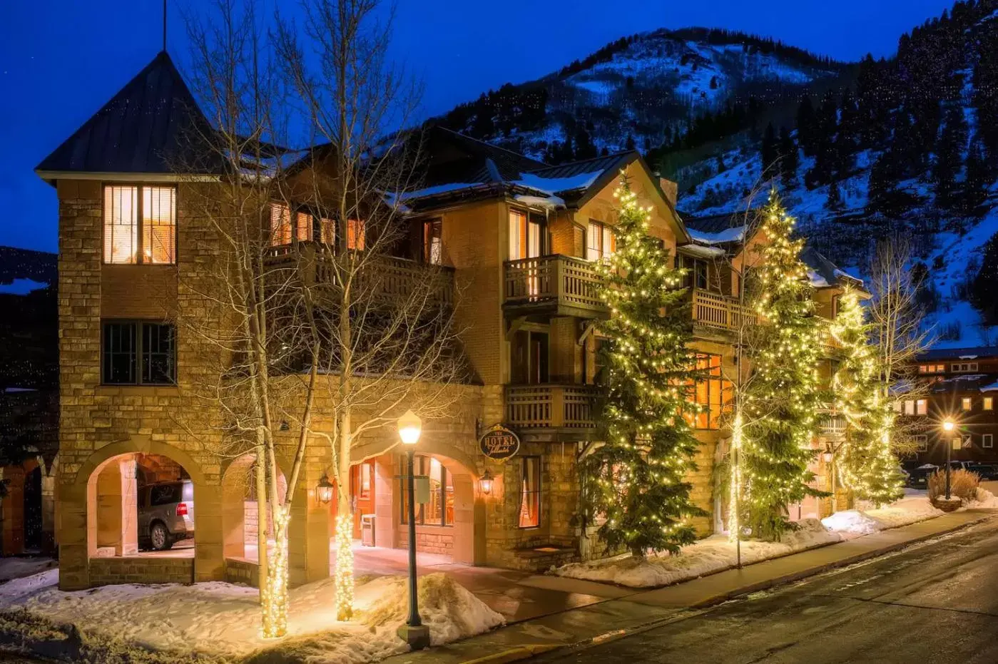 Facade/entrance, Property Building in The Hotel Telluride