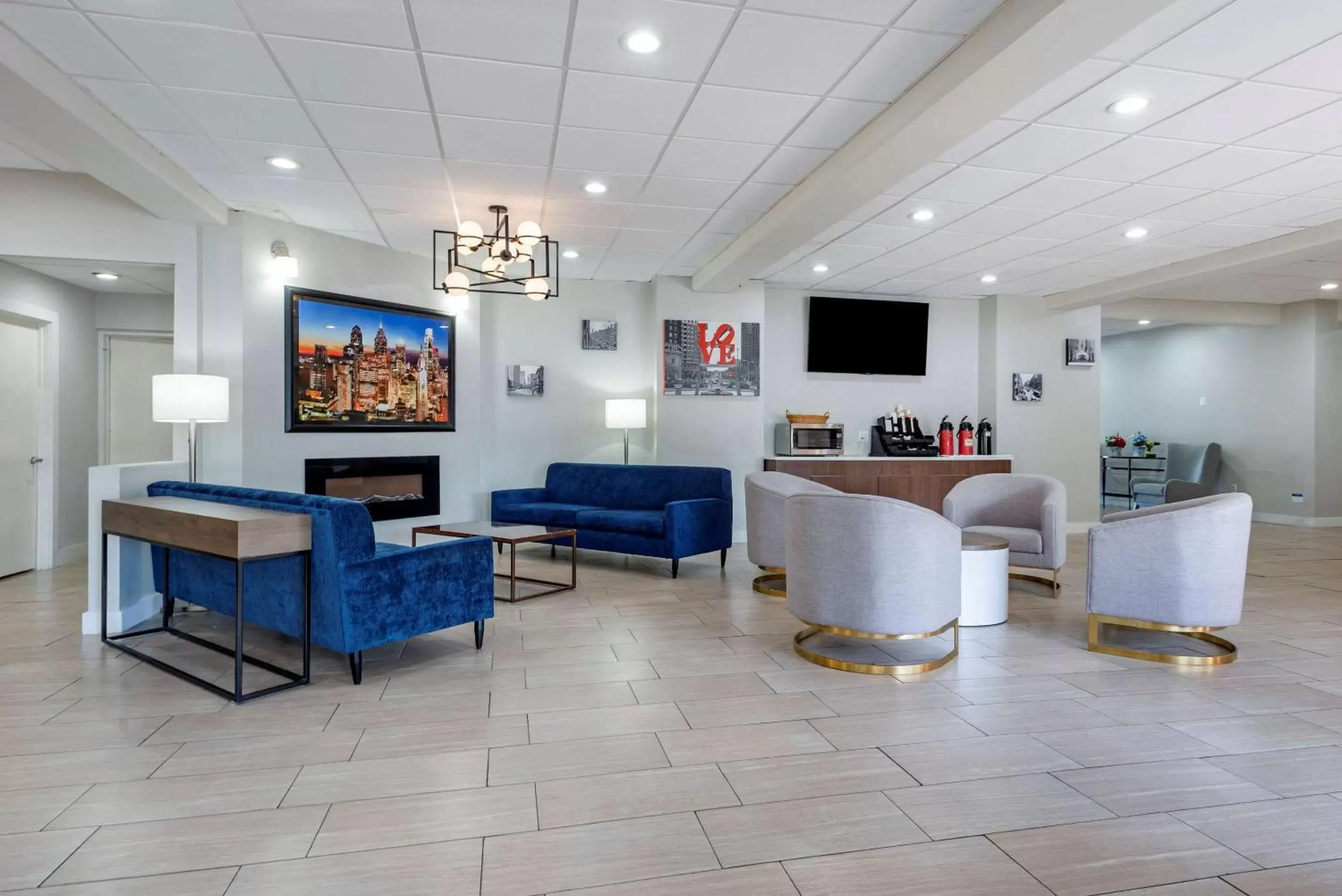 Lobby or reception, Lobby/Reception in Comfort Inn Philadelphia International Airport West