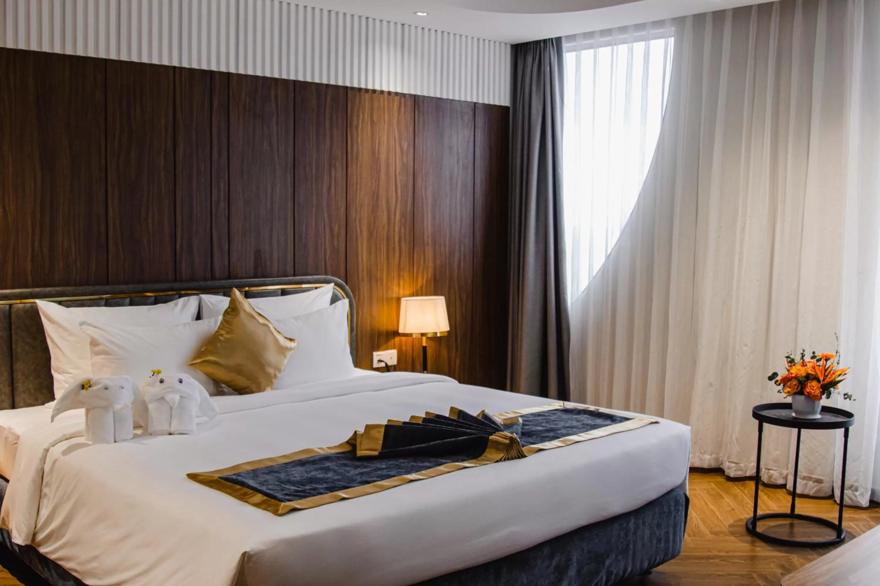 Bed in Grand Tourane Nha Trang Hotel