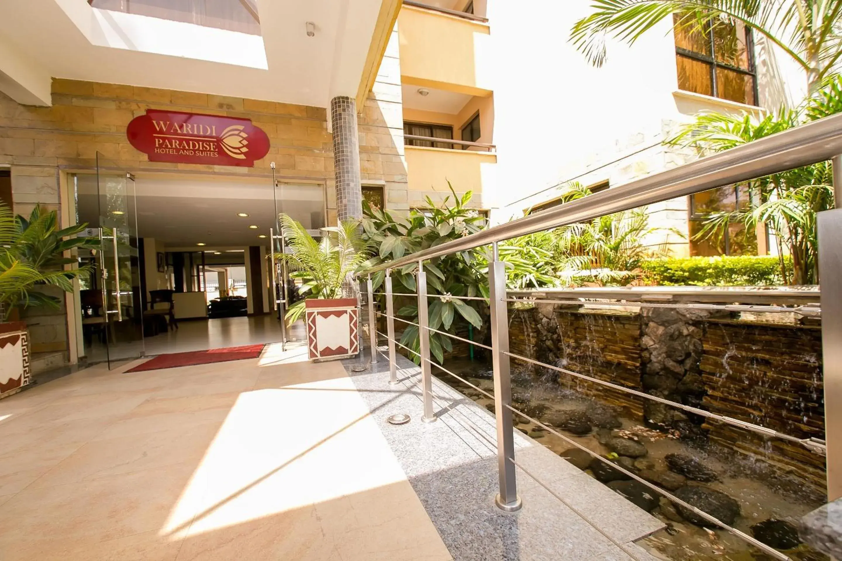 Facade/entrance in Waridi Paradise Hotel and Suites