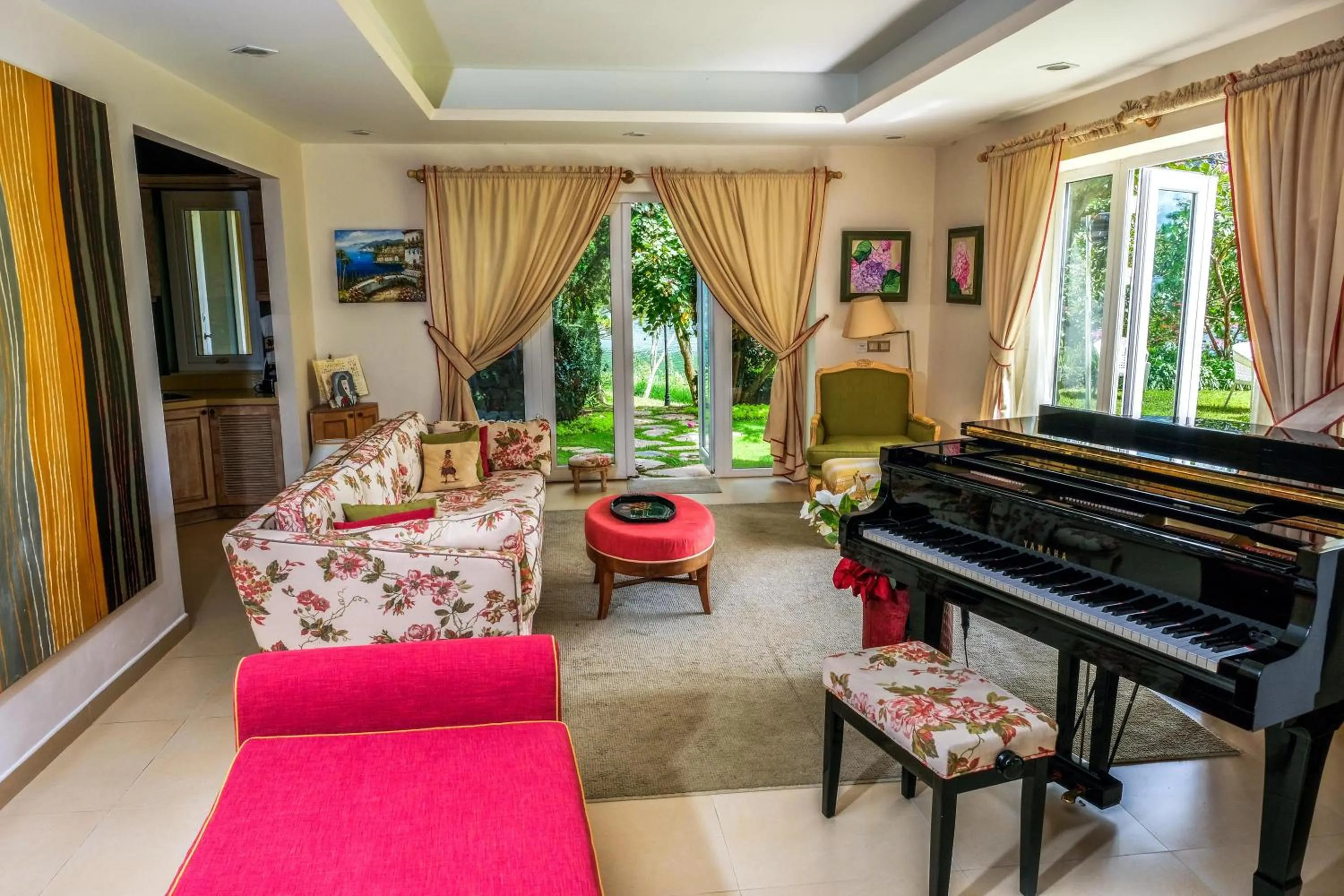 Living room in Binh An Village Resort