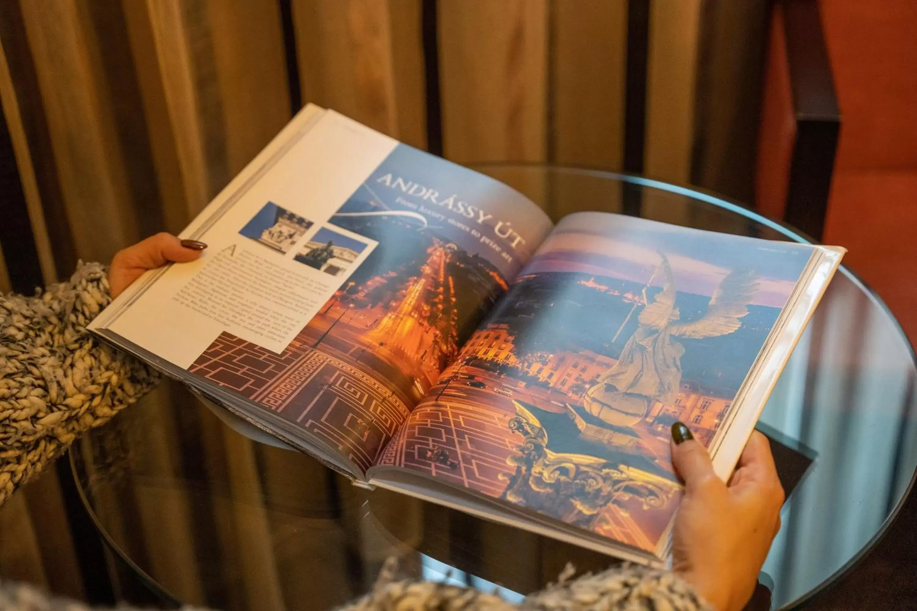 Library in Mamaison Hotel Andrassy Budapest