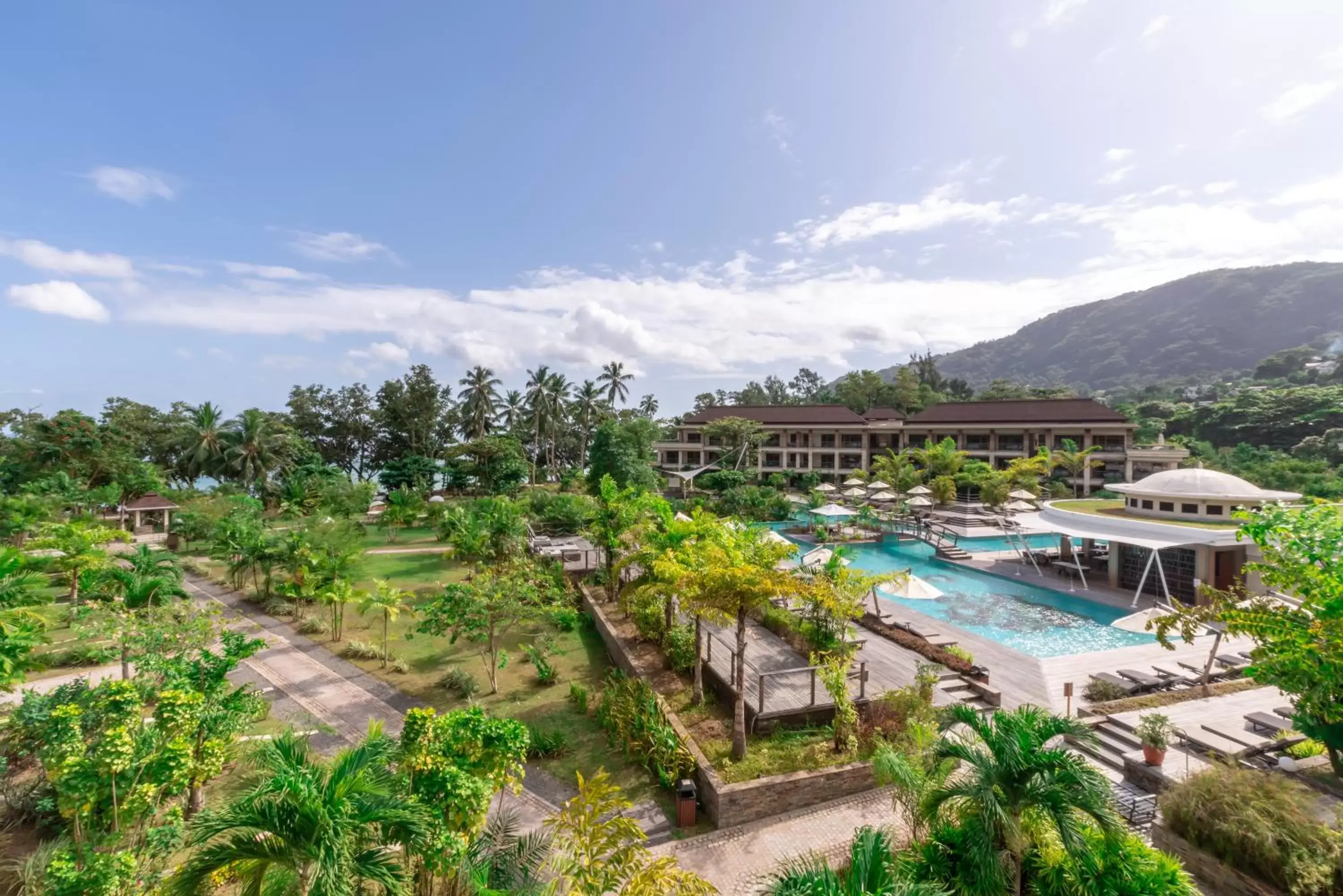 Pool View in Savoy Seychelles Resort & Spa