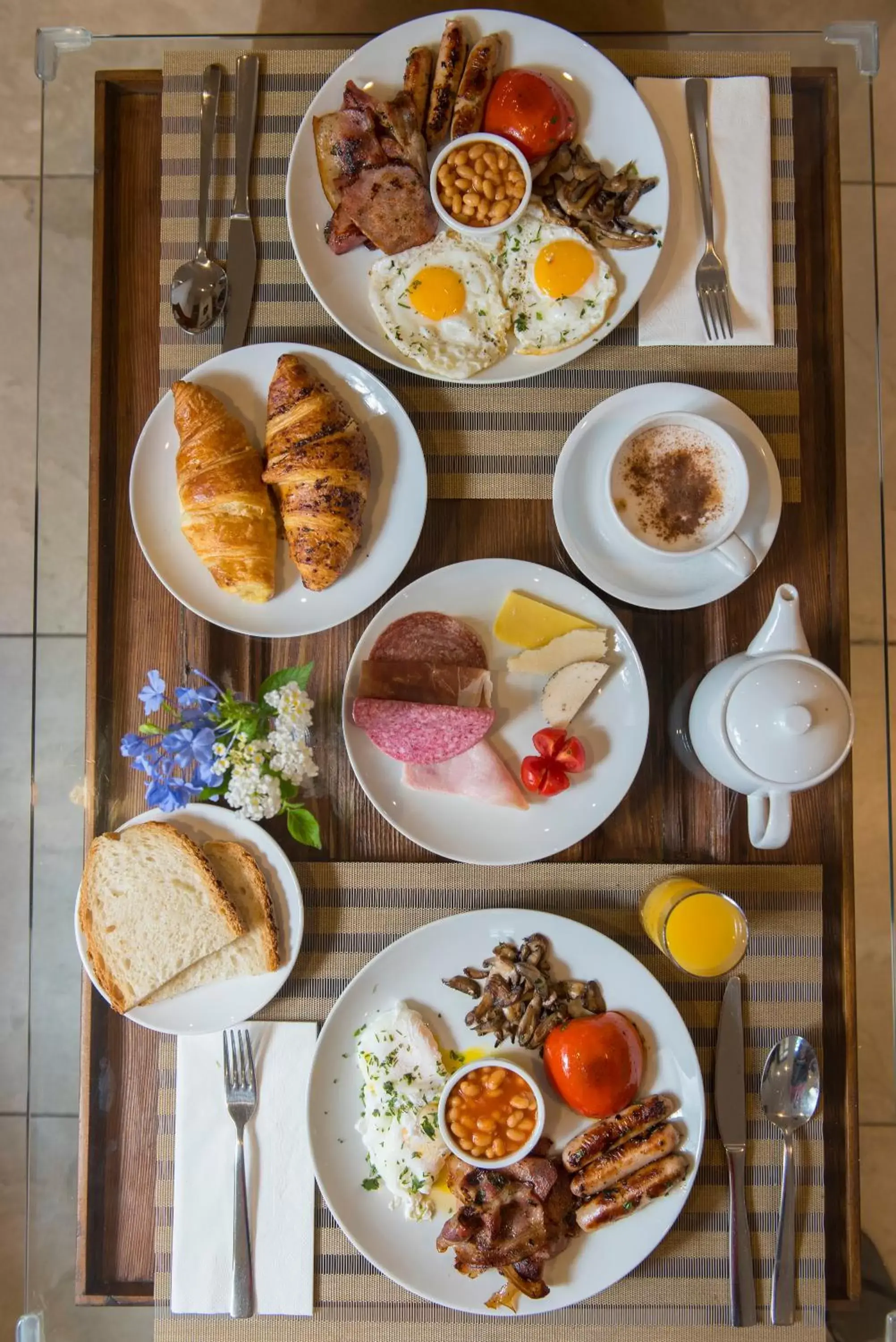 English/Irish breakfast in Palazzo Violetta Boutique Hotel