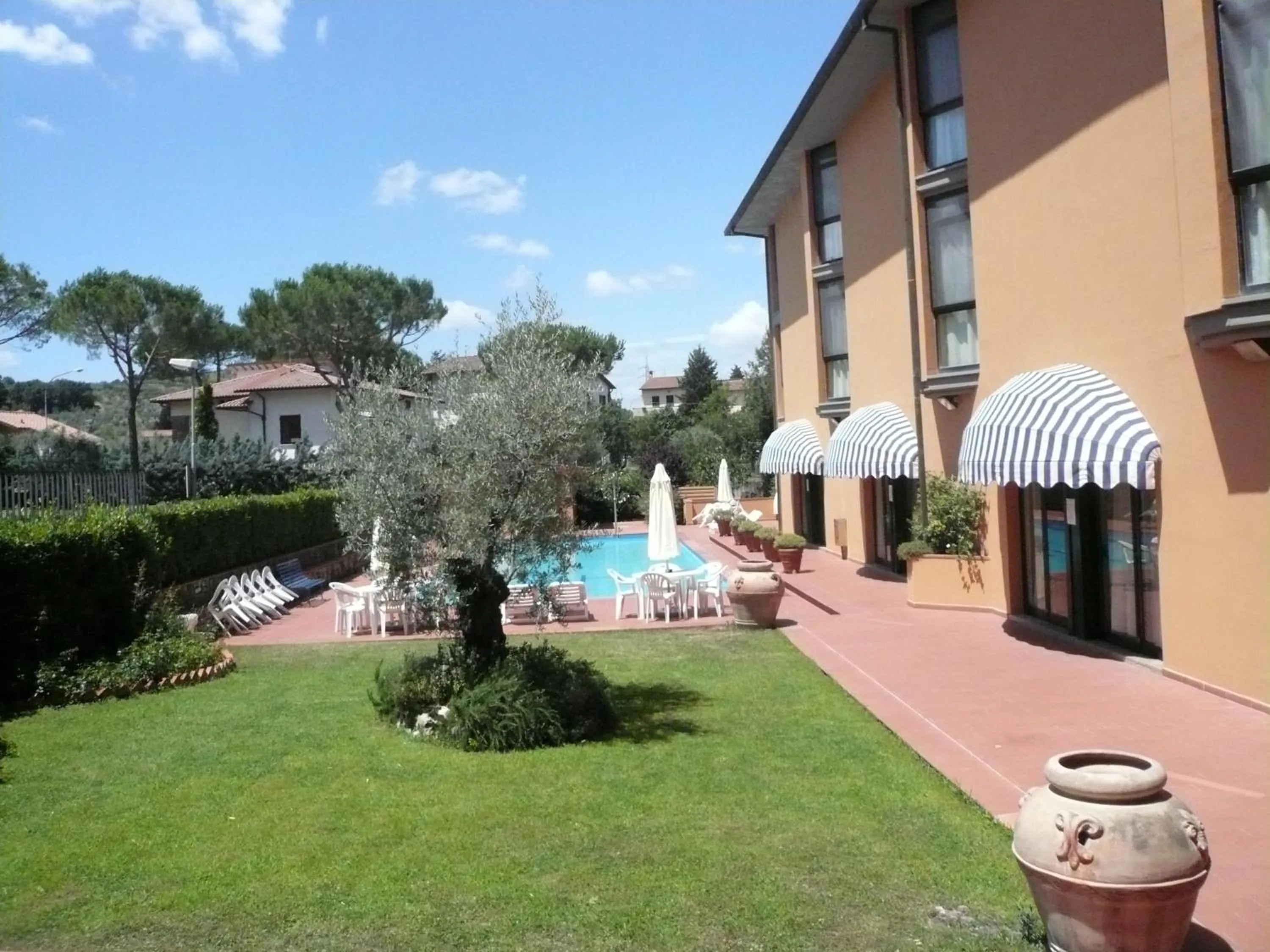 Garden in Hotel Hermitage