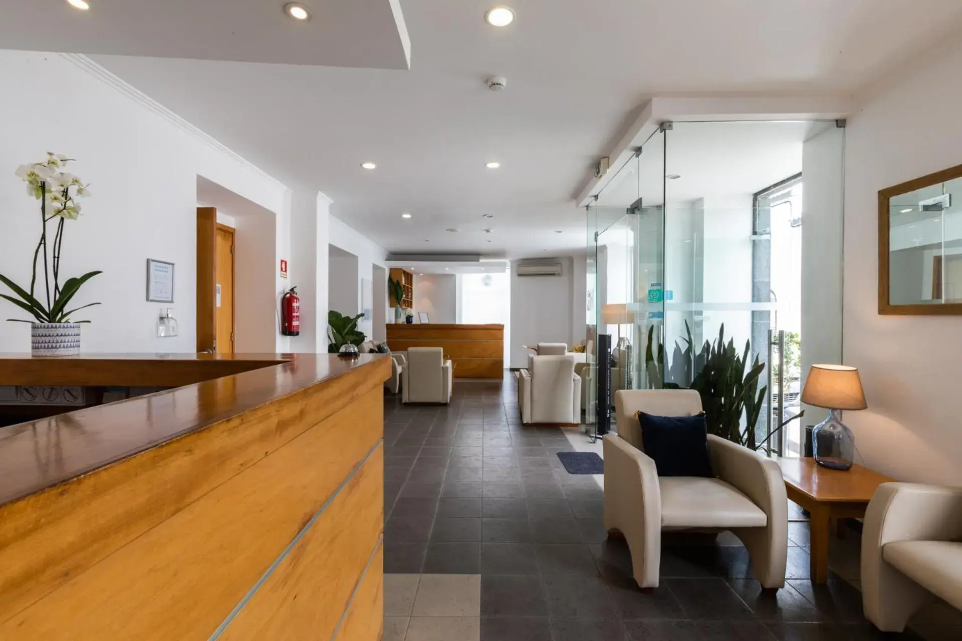 Lobby or reception in Hotel Arcanjo Lobby or reception in Hotel Arcanjo