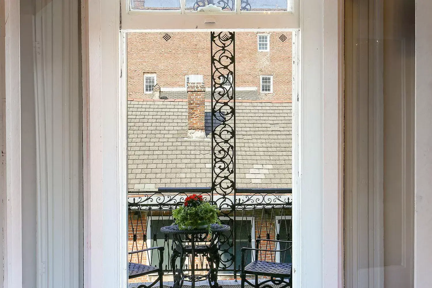 Balcony/Terrace, View in French Quarter Mansion
