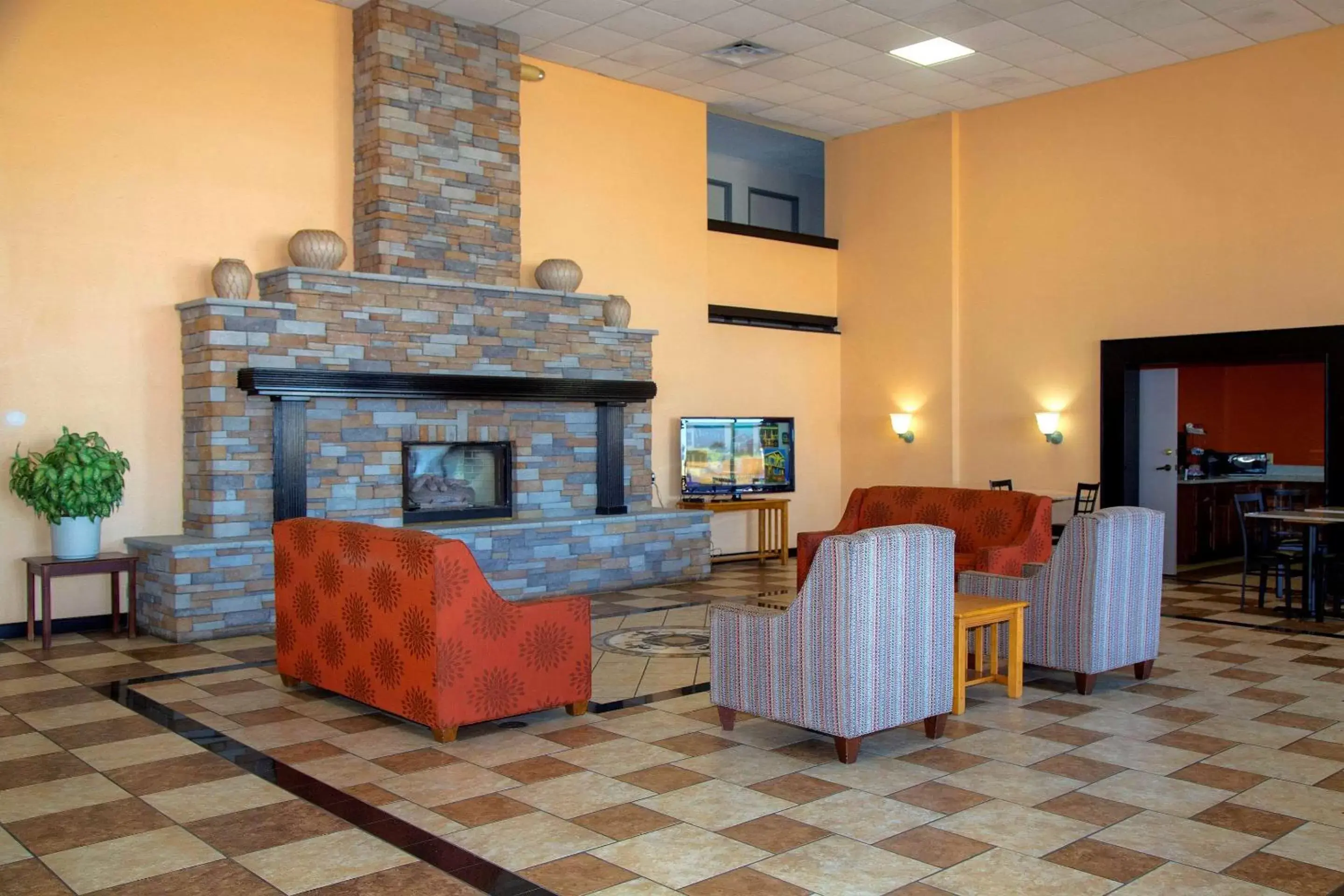 Lobby or reception, Lounge/Bar in Econo Lodge