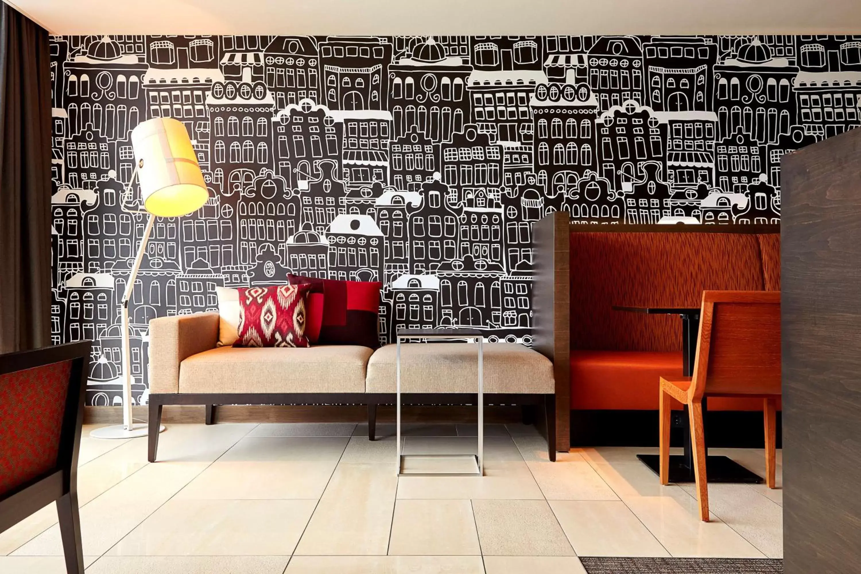 Pool view in Hyatt Place Amsterdam Airport Pool view in Hyatt Place Amsterdam Airport