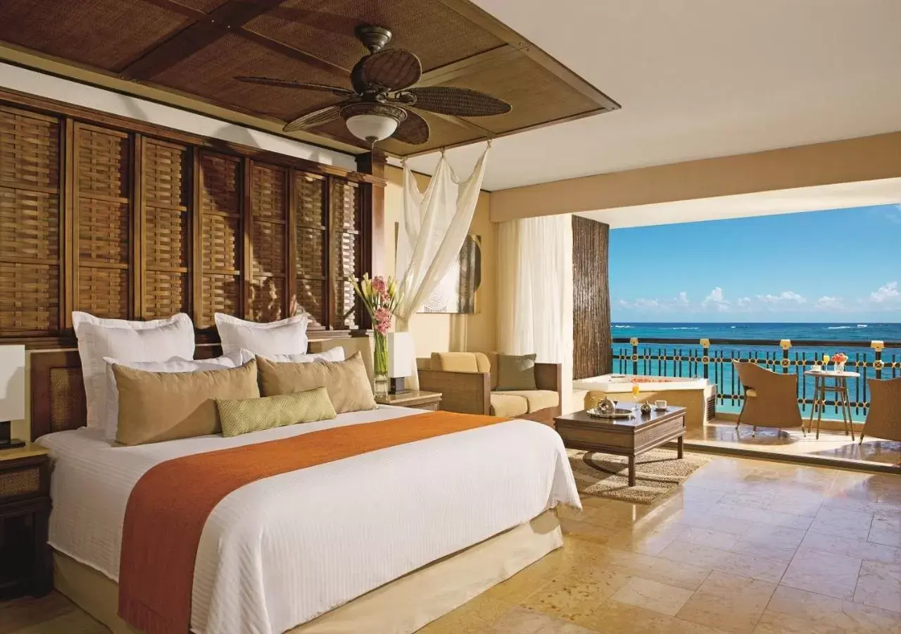 Bedroom in Dreams Riviera Cancun Resort & Spa - All Inclusive